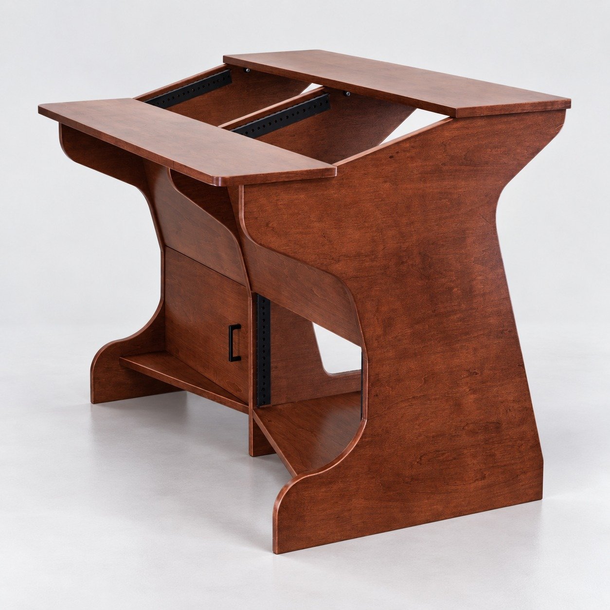 London 2 Carrington recording studio desk with rack bays and monitor bridge — Gear Hive