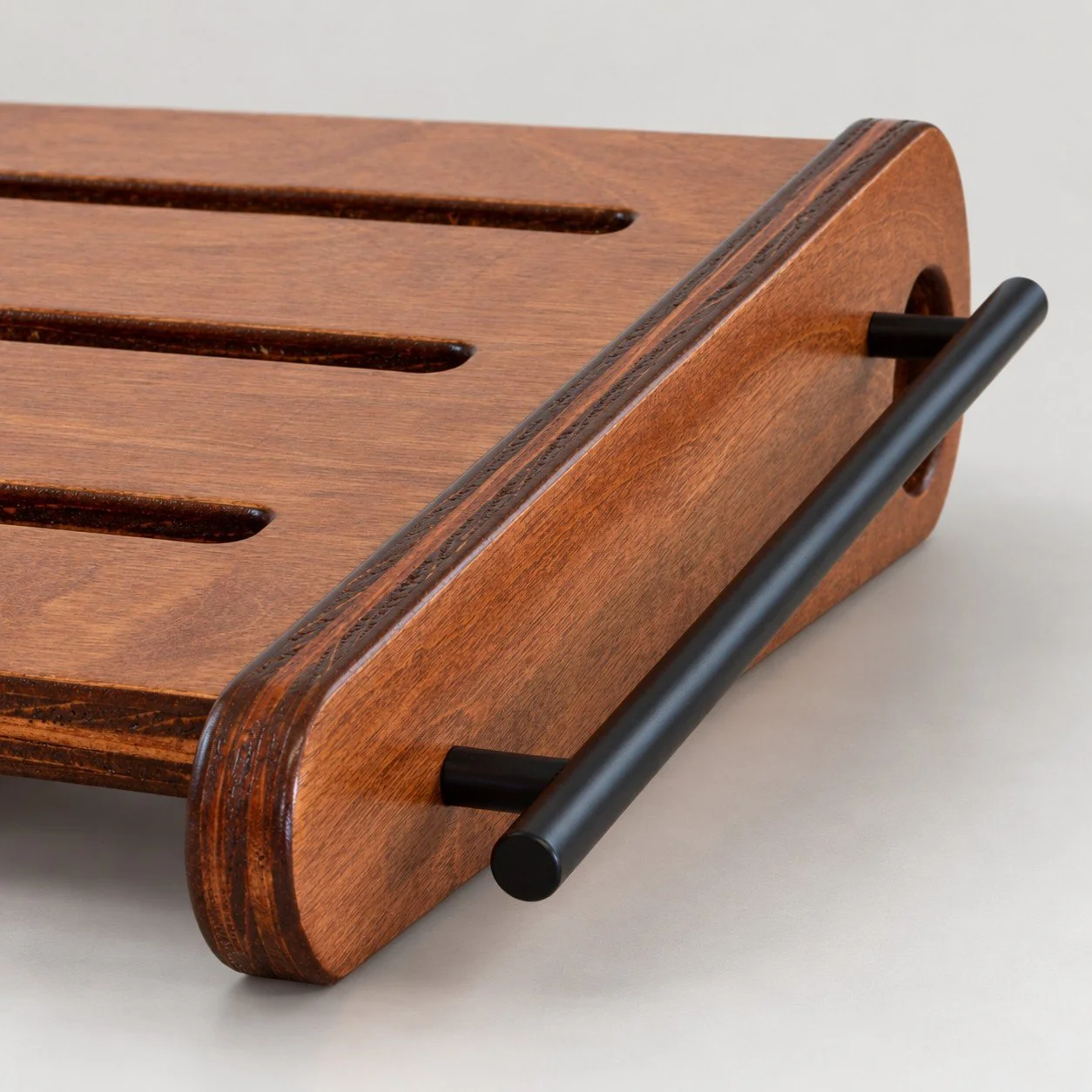 Gear Hive Cognac handmade wood guitar pedalboard — Baltic birch studio quality