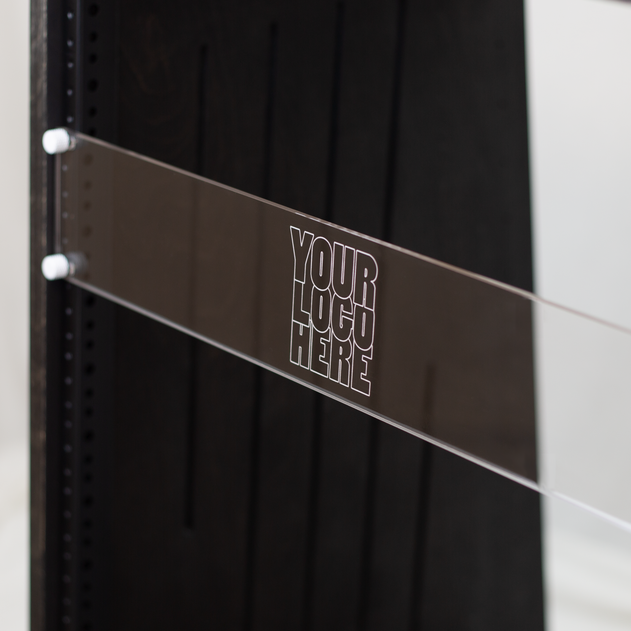 Custom Laser Engraved Acrylic Rack Panels