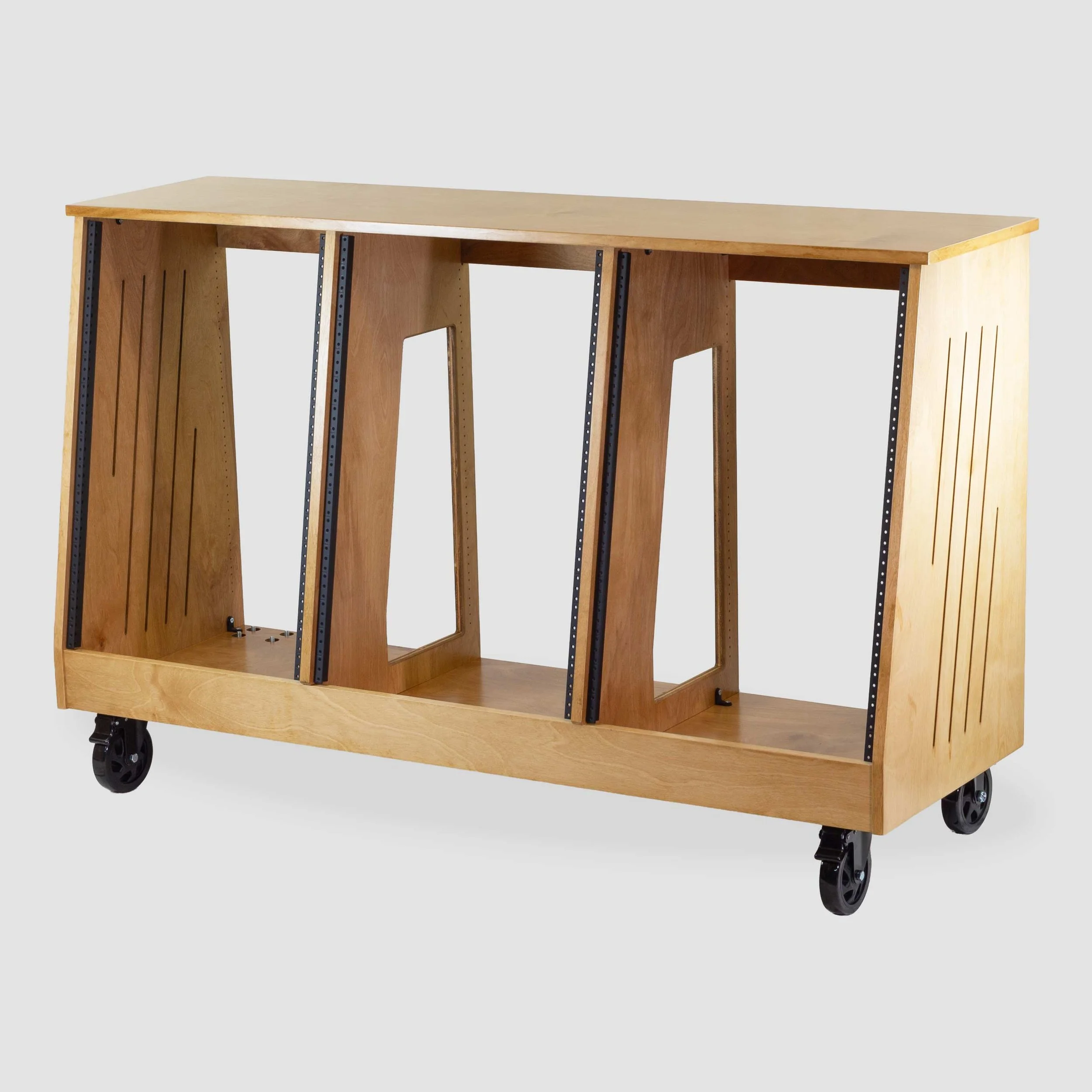 Triple Slanted Studio Rack (30U-60U)
