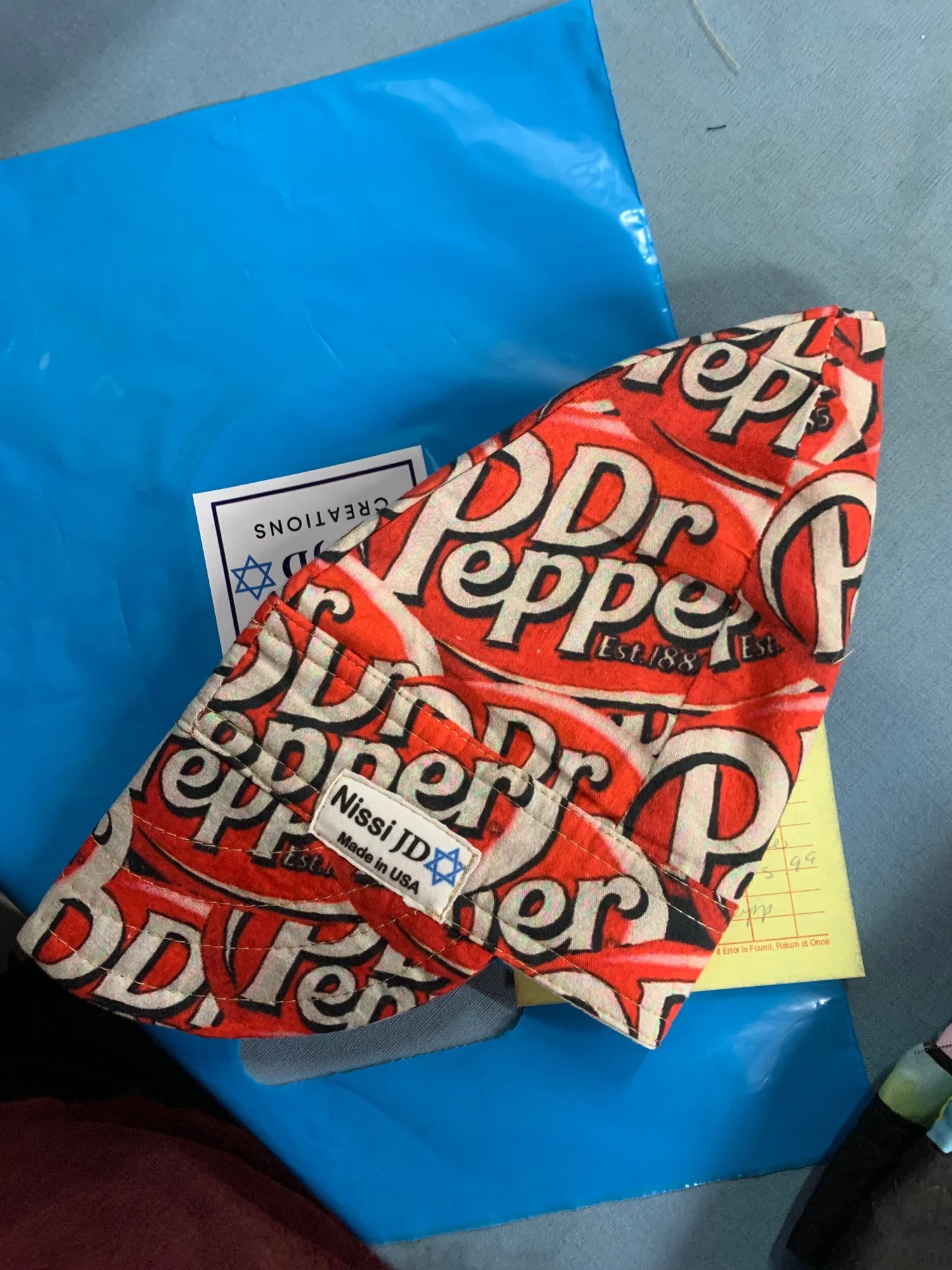 Dr. Pepper Welding Cap — Nissi JD Creations