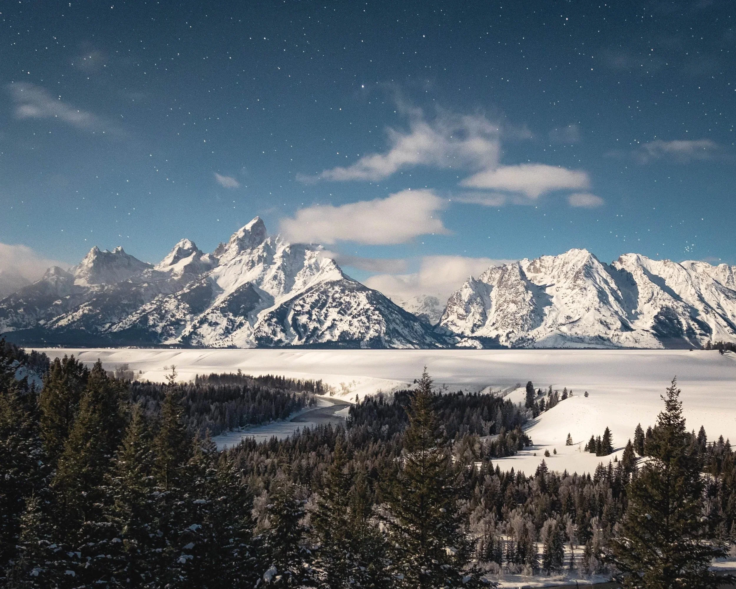 Grand Teton by Moonlight