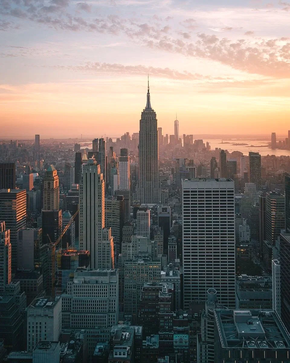 New York Sunset (Portrait)