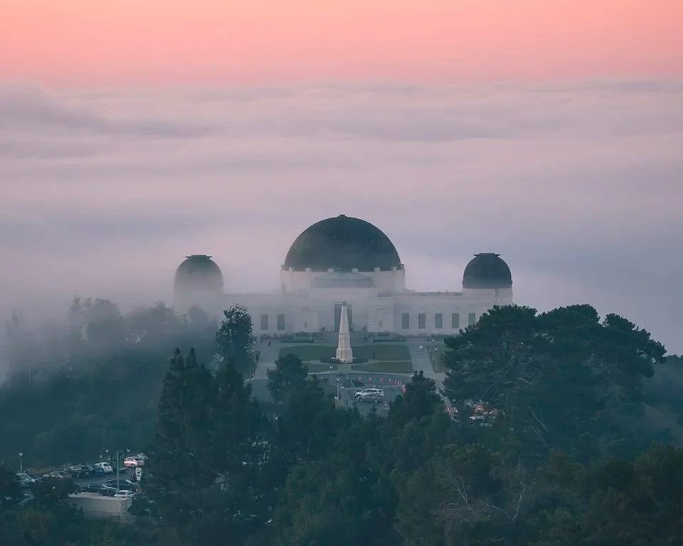 Griffith Observatory Above the Fog (Portrait)