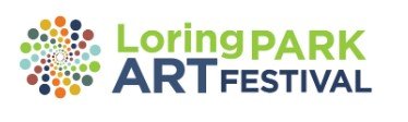 Loring Park Art Festival logo with colorful circular design and green and blue text. The art festival is at Loring Parking in Minneapolis, Minnesota from July 25th to July 26th, 2026.