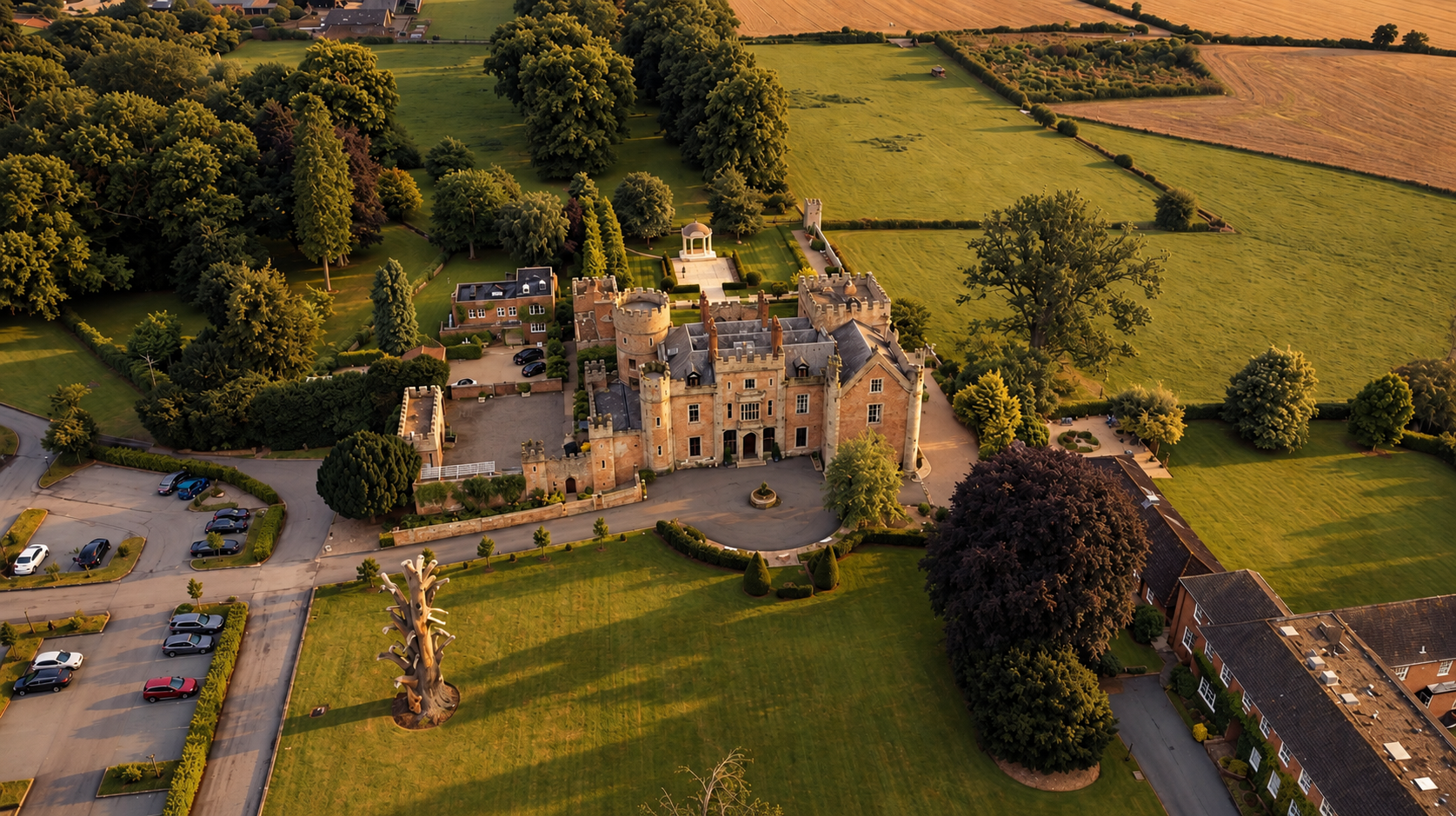 Rowton castle wedding venue in Shropshire.