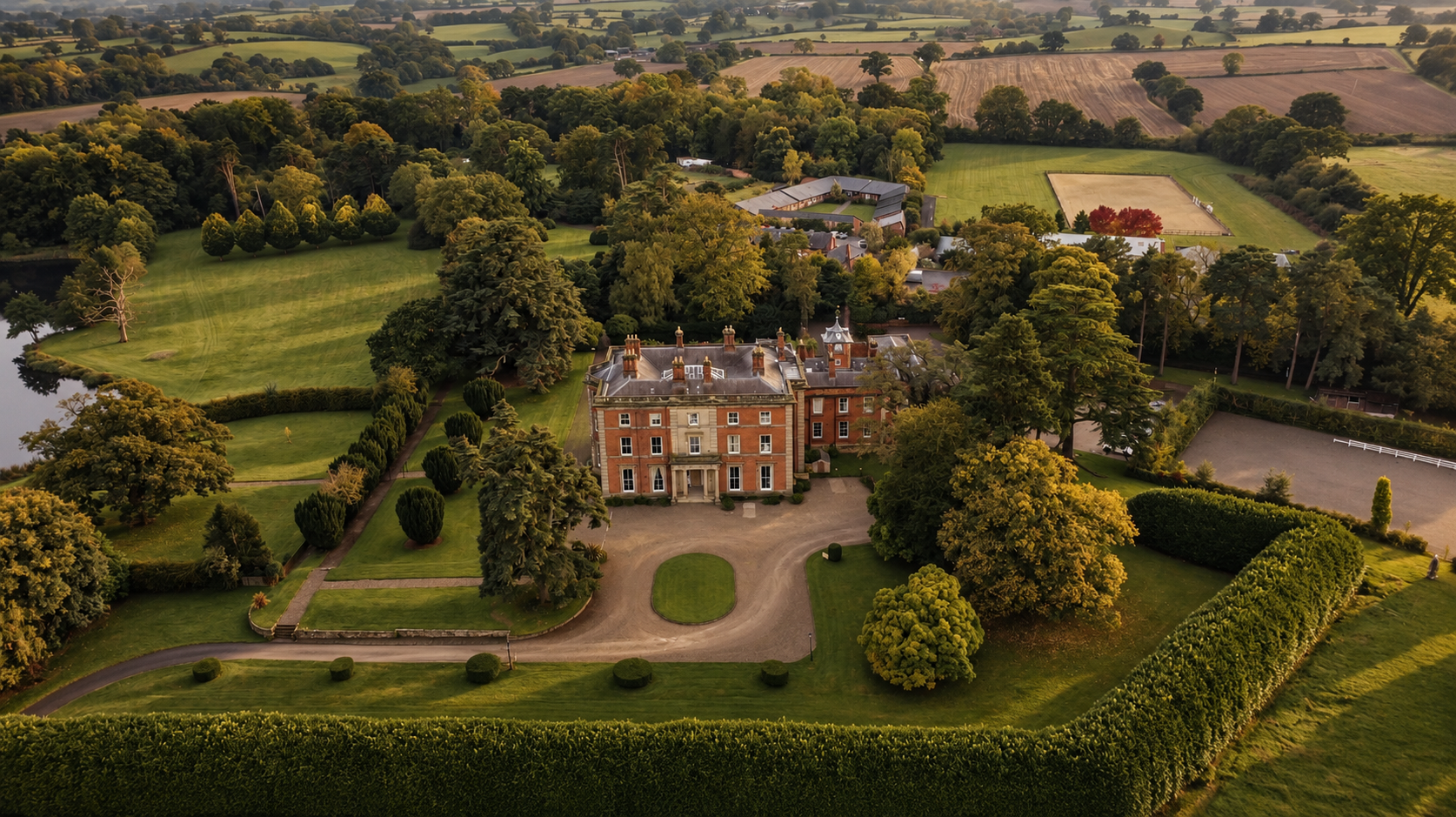 Netley Hall wedding venue in Shropshire.