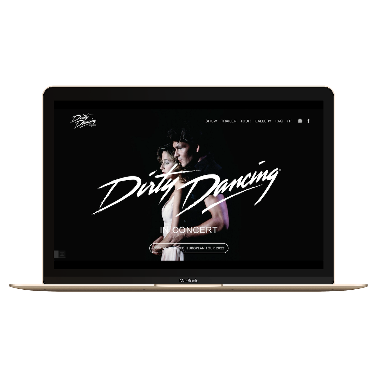 Website for Dirty Dancing in Concert