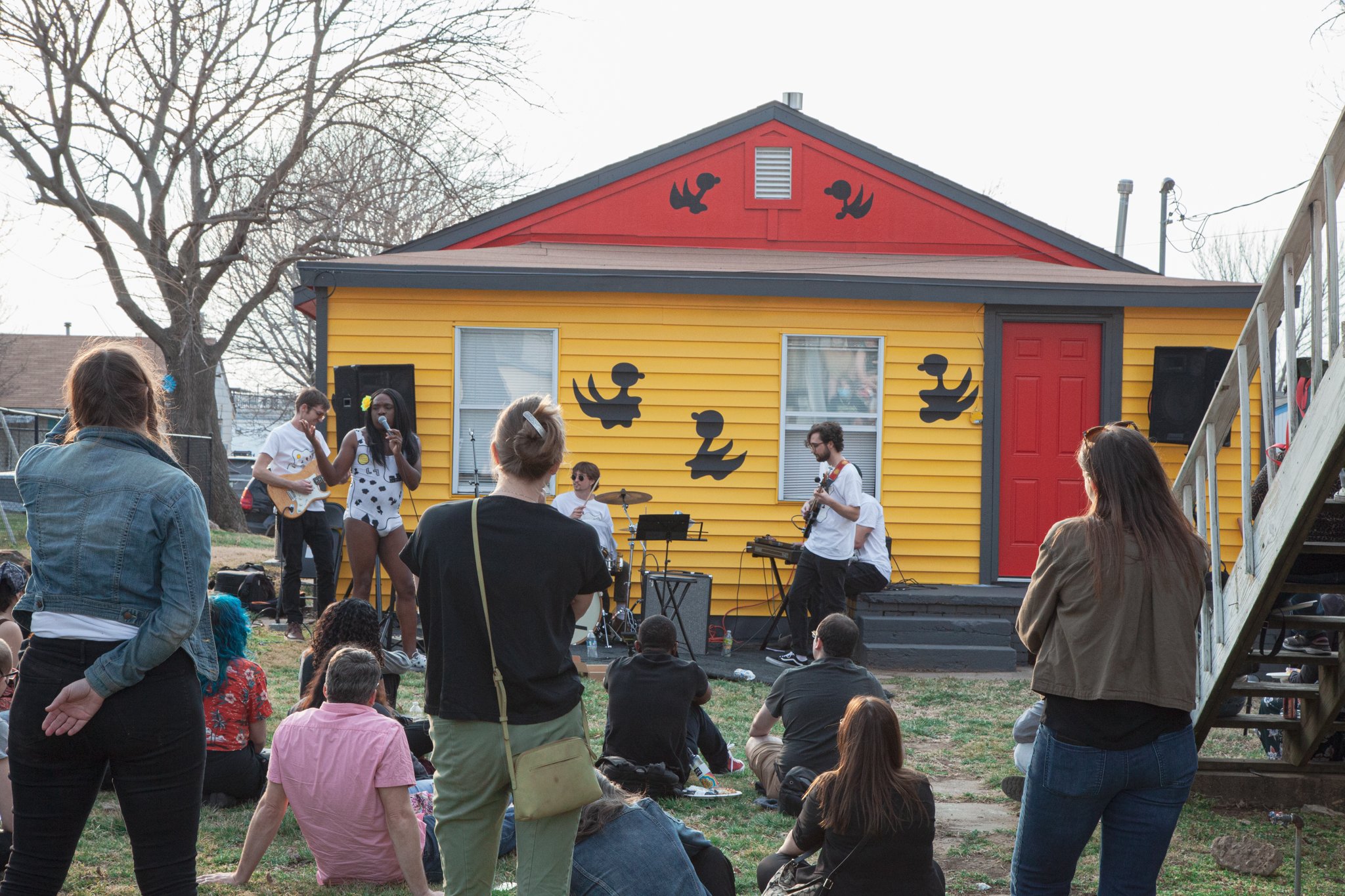 Sweet Sampled and Still LeftOva (private performance) with Oklahoma State University Art Department and Tulsa Artist Fellowship. March 4, 2022. Photo: Sam Gottsch and Queen Rose Art House 