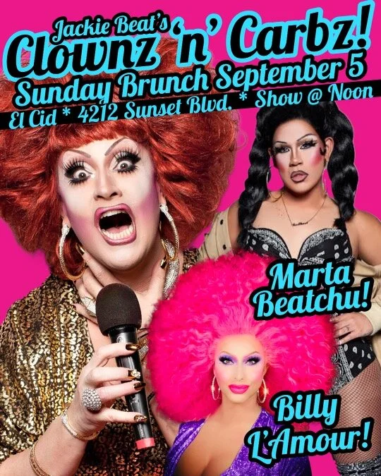 CLOWNZ 'N' CARBZ DRAG BRUNCH!