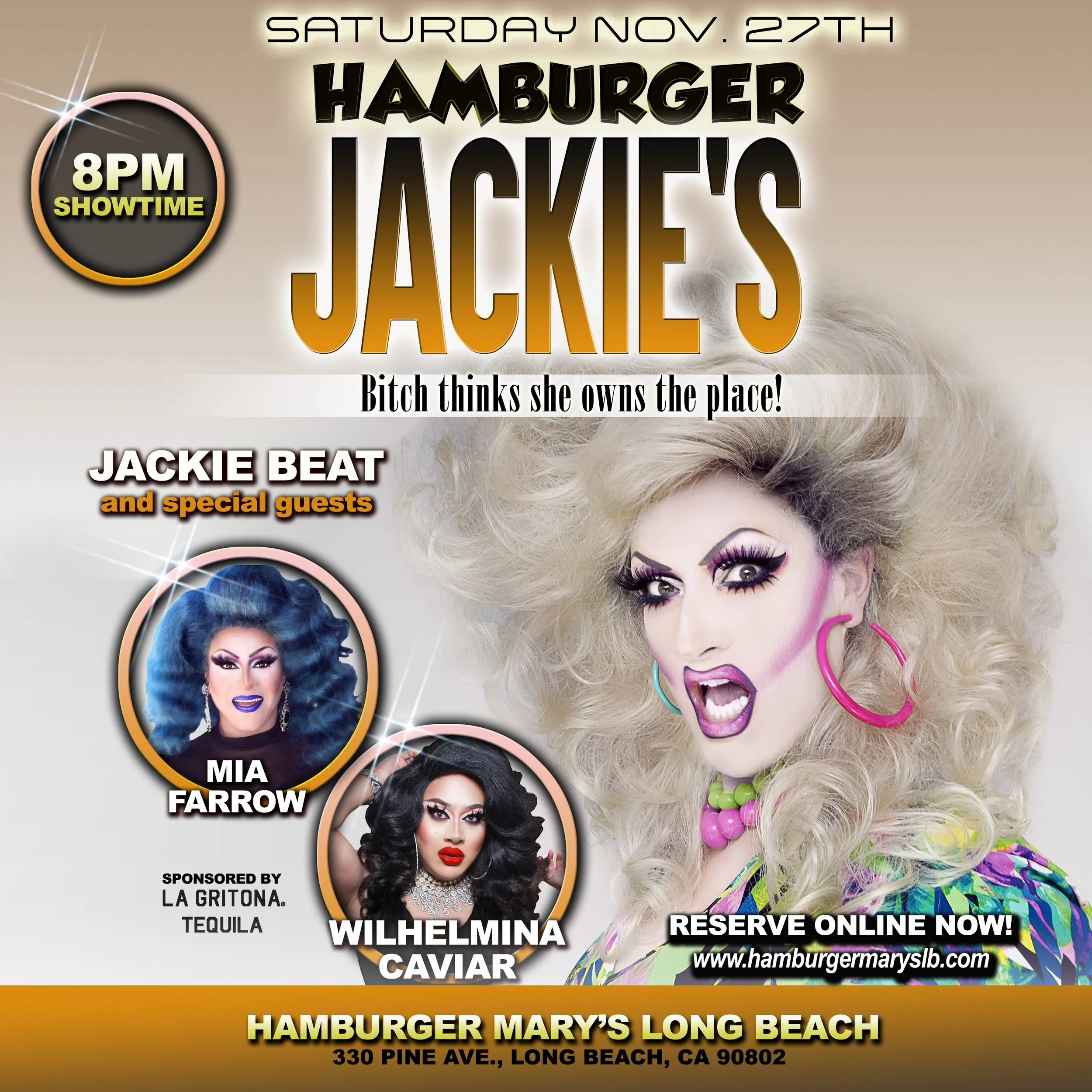 HAMBURGER JACKIE'S LONG BEACH!