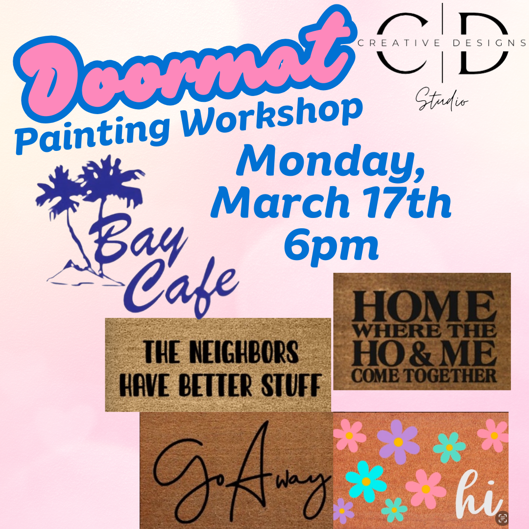 Doormat Painting Workshop @ Bay Cafe 3/17