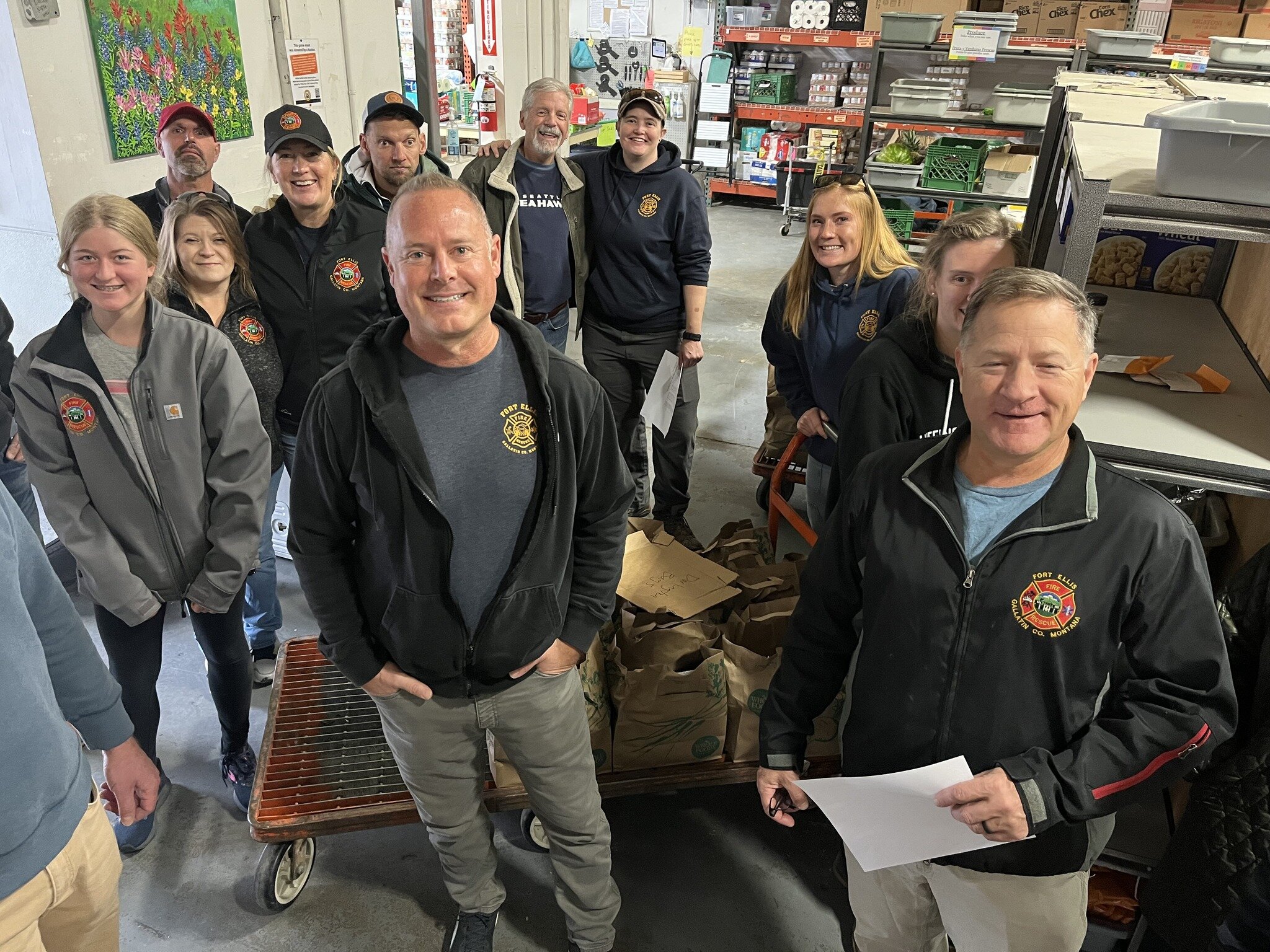 Fort Ellis Fire Department with friends / family responded to Gallatin Valley Food Bank's invitation to deliver Thanksgiving boxes on Sunday, November 19th to 68 households across Gallatin County who had signed up for home delivery service.
#Thanksgi