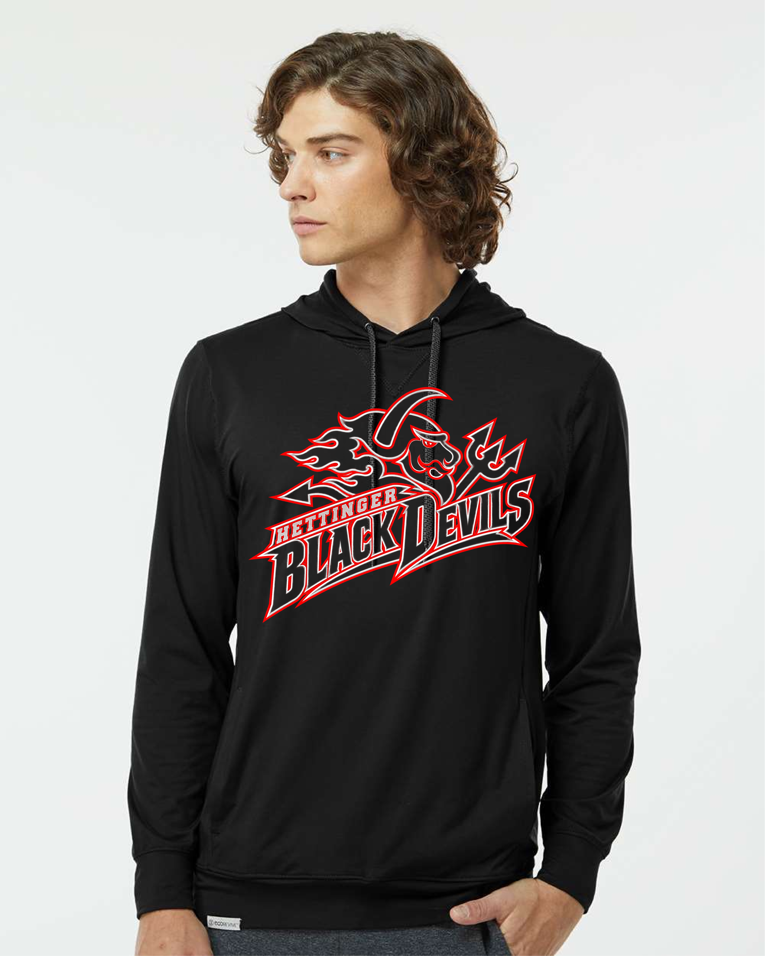 Black Devils Soft Knit Hoodie