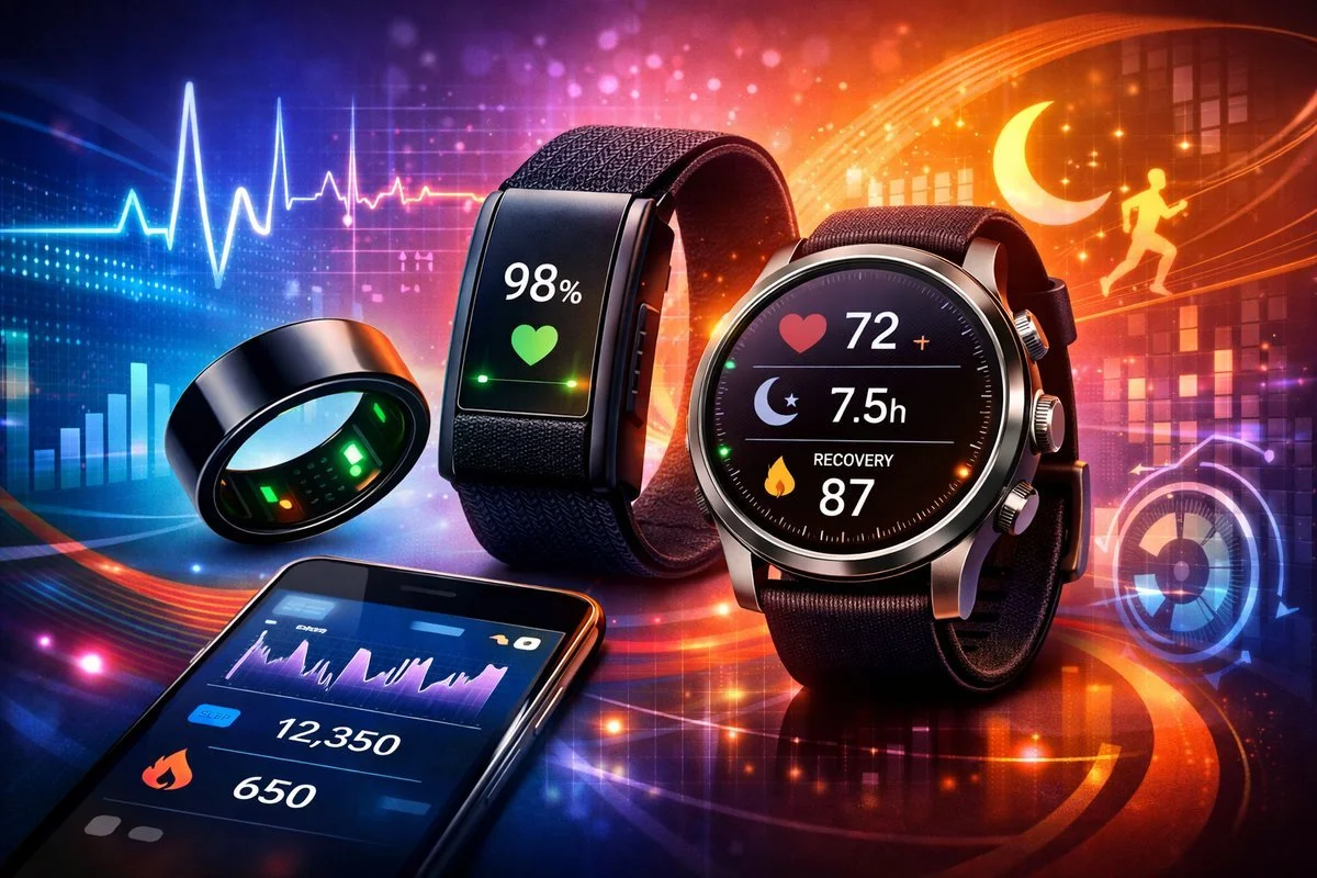 wearable fitness trackers like oura, garmin, apple watch