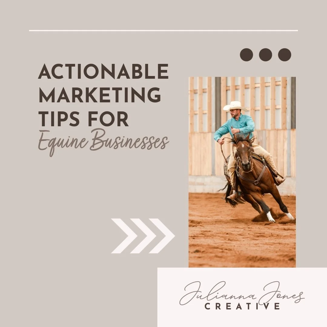 Marketing an equine business isn&rsquo;t complicated&hellip; but it does need to be intentional. Whether you&rsquo;re a trainer, breeder, coach, or barn owner, these 5 tips will help you:
&bull; attract better clients
&bull; build trust
&bull; increa