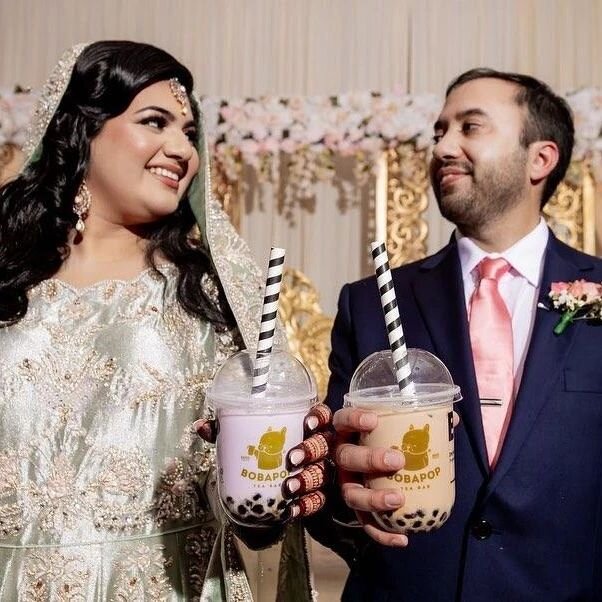 Say &quot;I do&quot; to boba! 💕🧋

Love is in the air and so is the aroma of bubble tea! Cheers to the happy couple and we appreciate being a part of the celebration! 🎊🥳

🗓️ DM or email us for all of your catering needs!

📷: @hnmphotoz

#bobawed