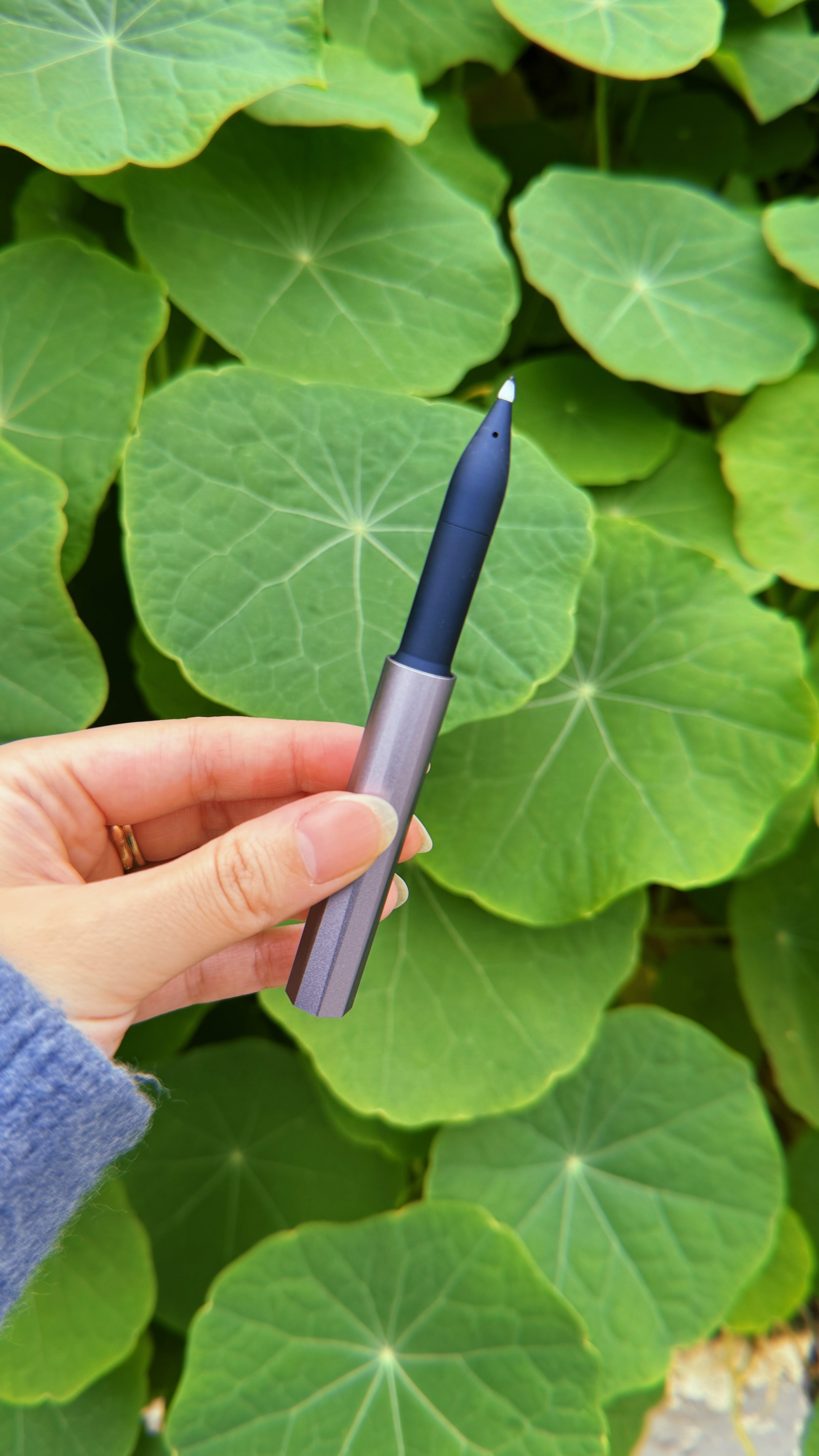 Tom’s Studio Wren pen uncapped and posted