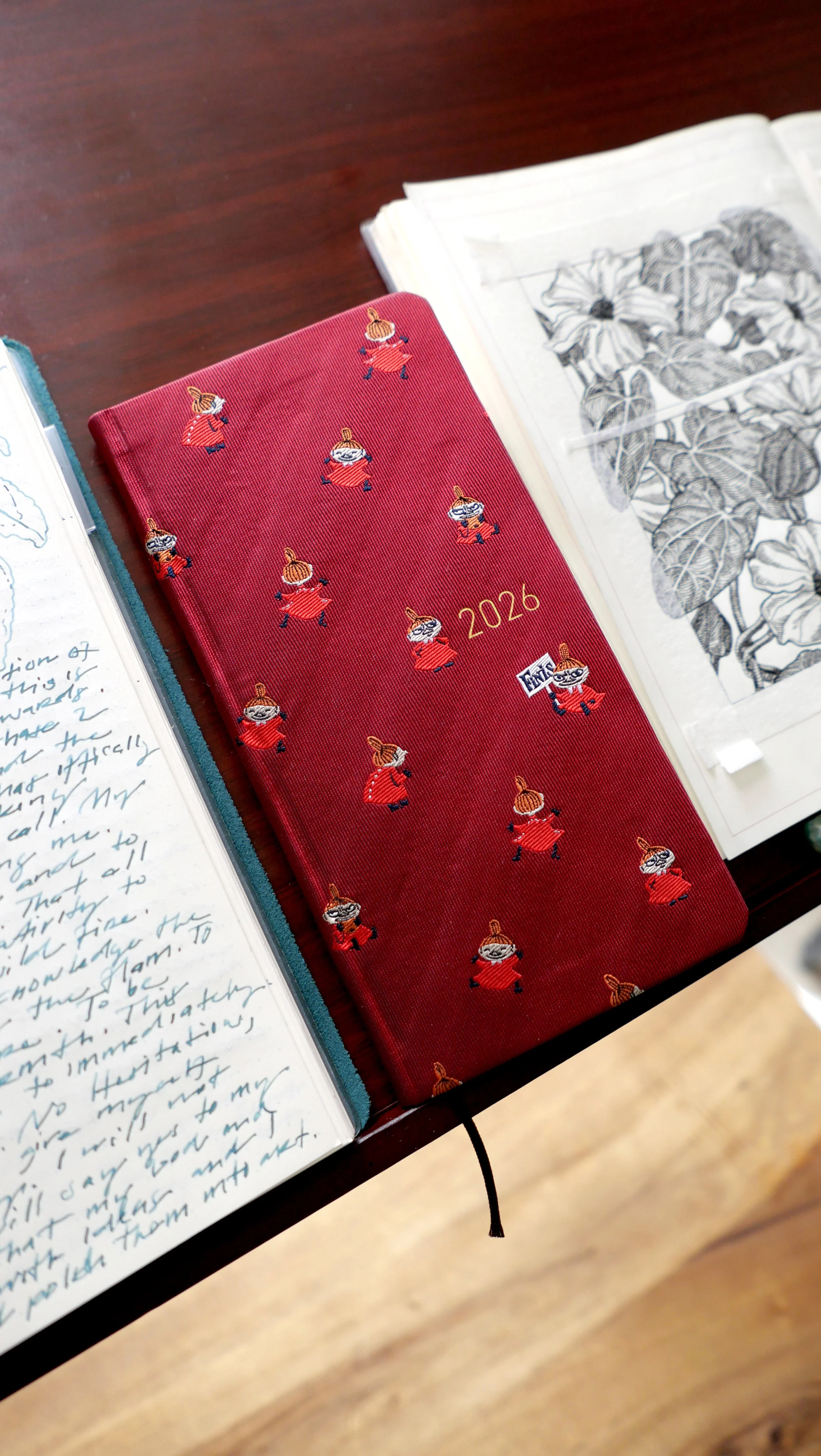  Close-up of Hobonichi Weeks cover  
