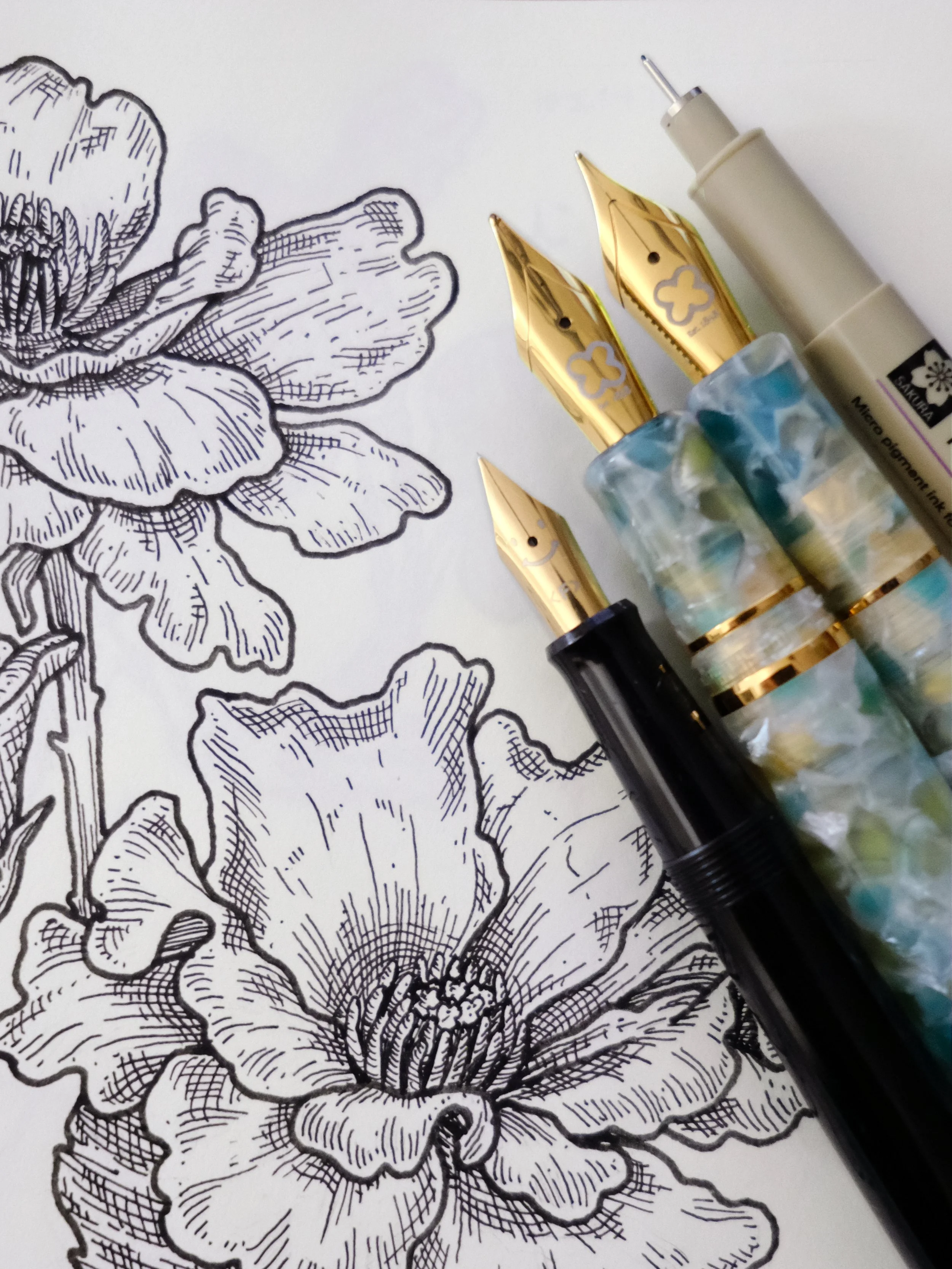 What’s Next After Micron Pens? Micron vs Fountain Pen for Art and Journaling