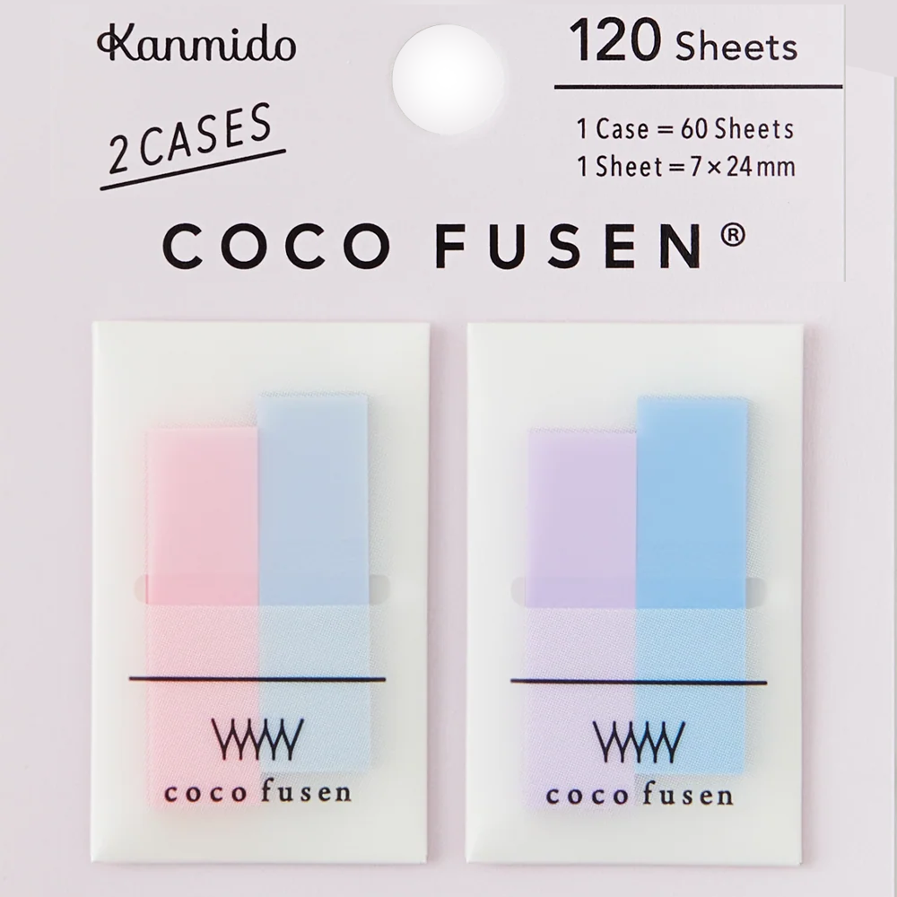 Kanmido Mini Coco Fusen Sticky Notes (2 pack)