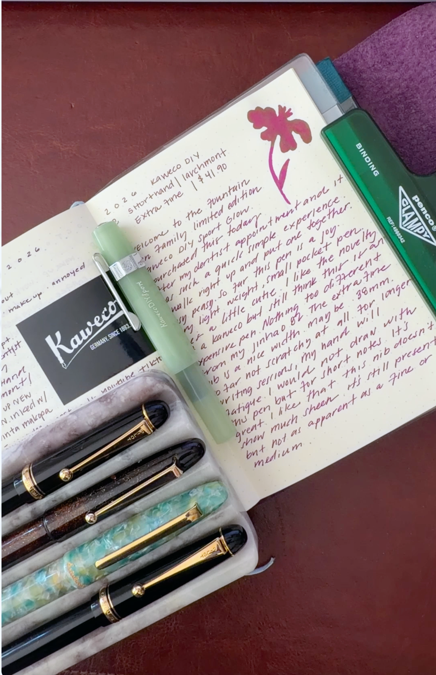 Kaweco DIY Sport 2026 Glow Edition: Building My Own Fountain Pen