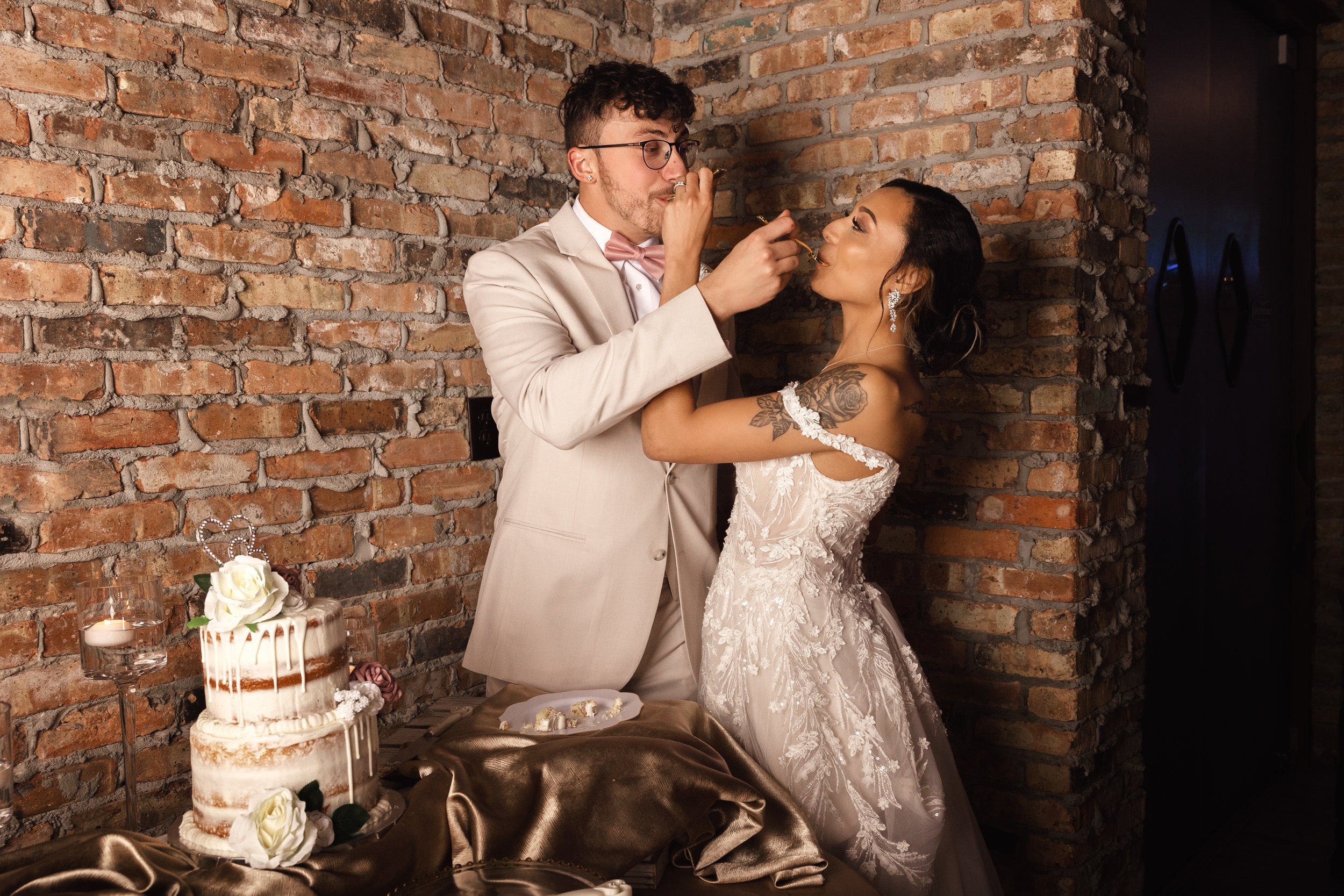 Cake Cutting Wedding Photographer Palm Coast Savannah Payne Photography