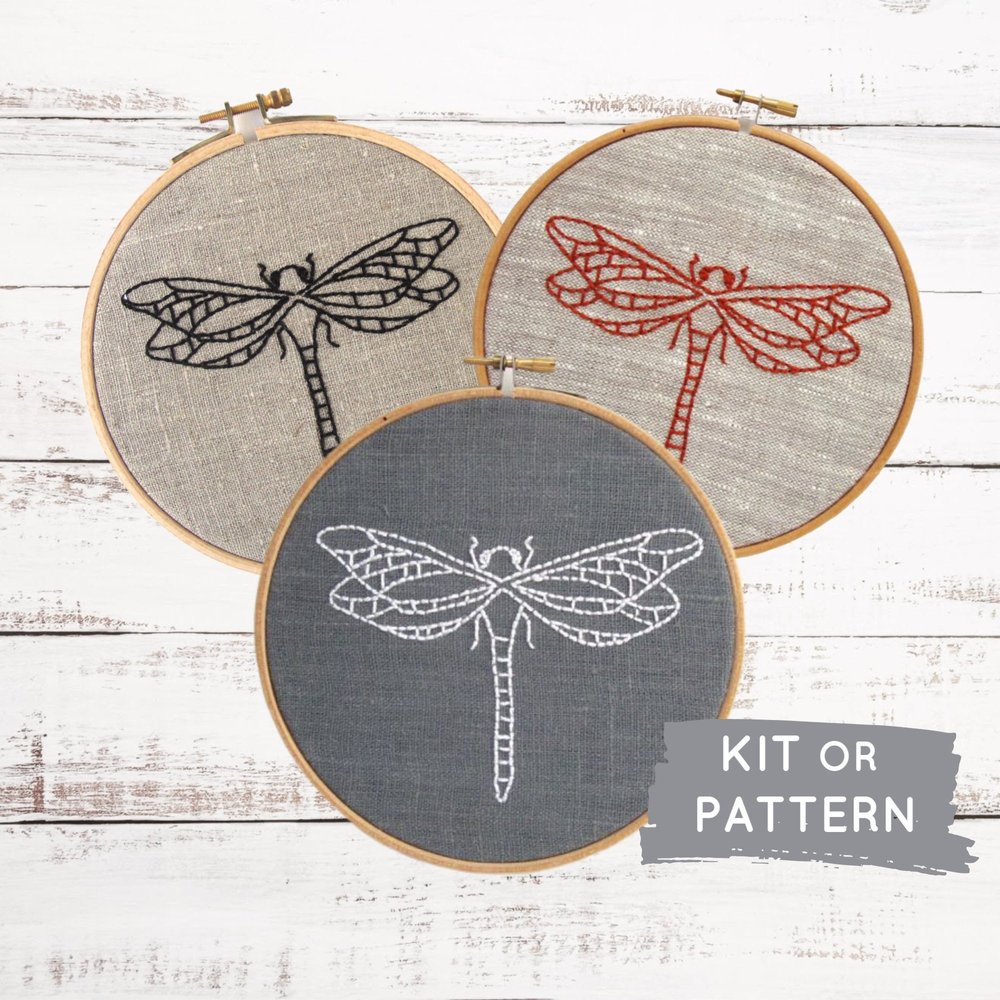 Embroidery Kit For BeginnerModern Embroidery Kit with Pattern
