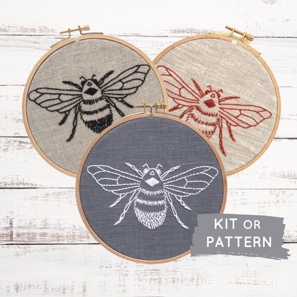 Embroidery Kit For Beginner, Modern Embroidery Kit with Pattern