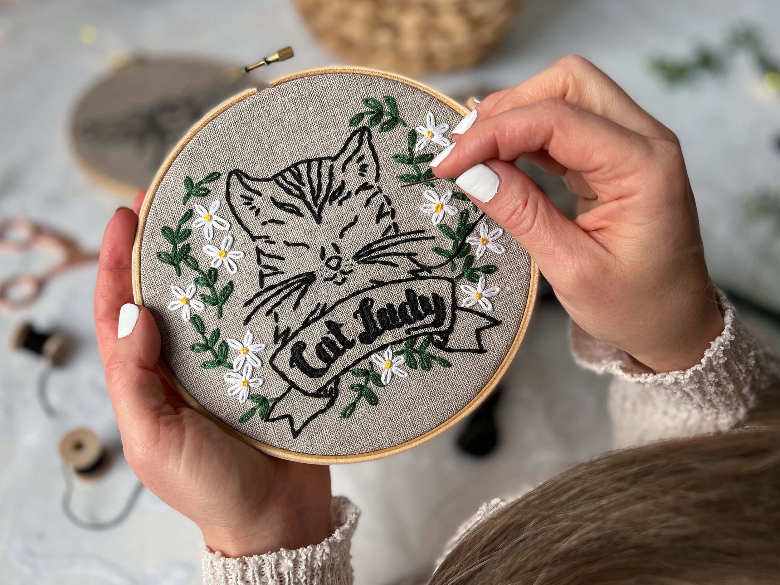 Prefers Dogs To People: Funny Embroidery Kit — I Heart Stitch Art: Beginner  Embroidery Kits + Patterns