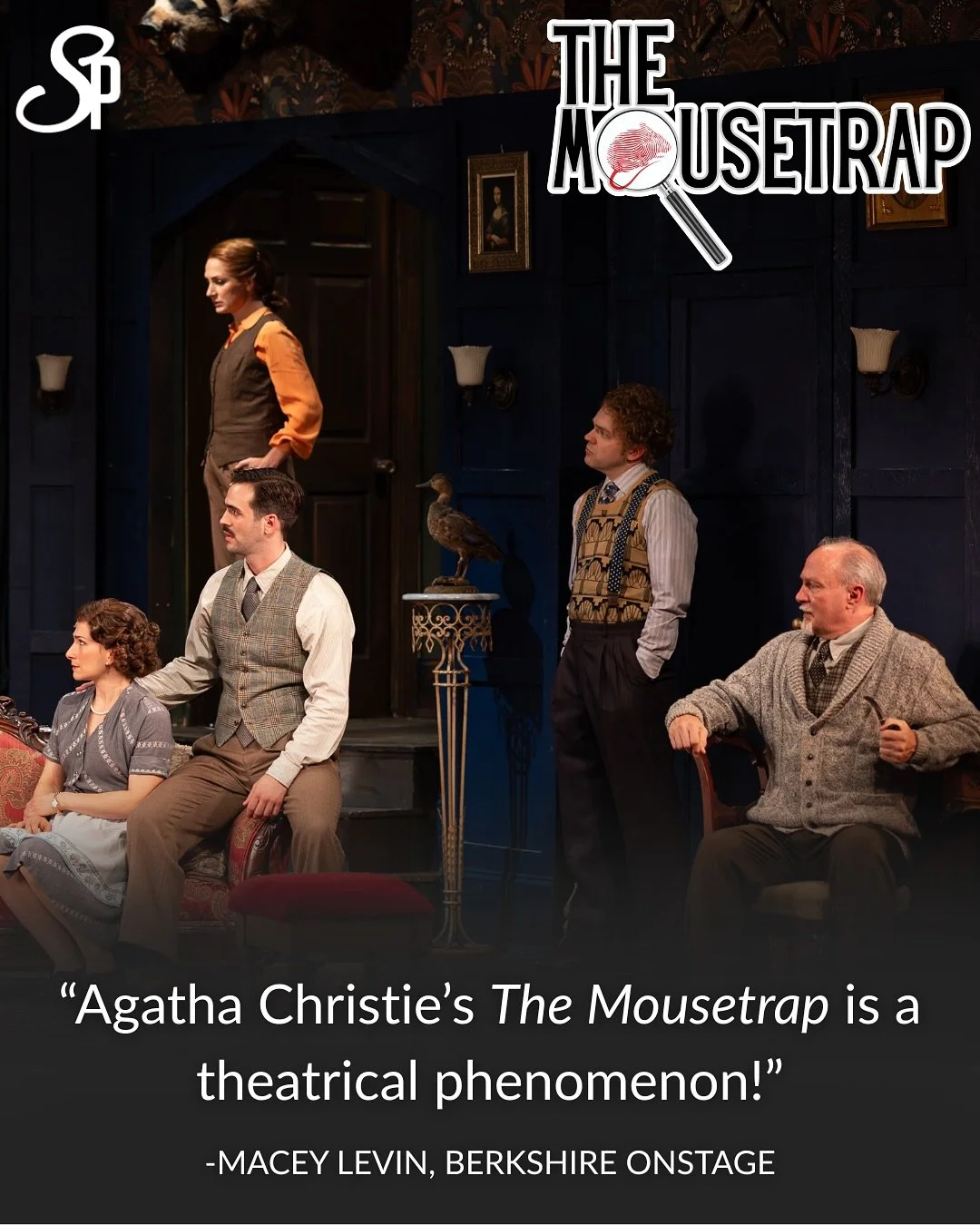 The reviews are IN! 📰✨

Check out what critics are saying about THE MOUSETRAP at the @sharonplayhouse and don&rsquo;t miss your chance to solve the mystery. 

Tickets are &ldquo;disappearing&rdquo; fast.🕵️ 

🎟️ sharonplayhouse.org/the-mousetrap