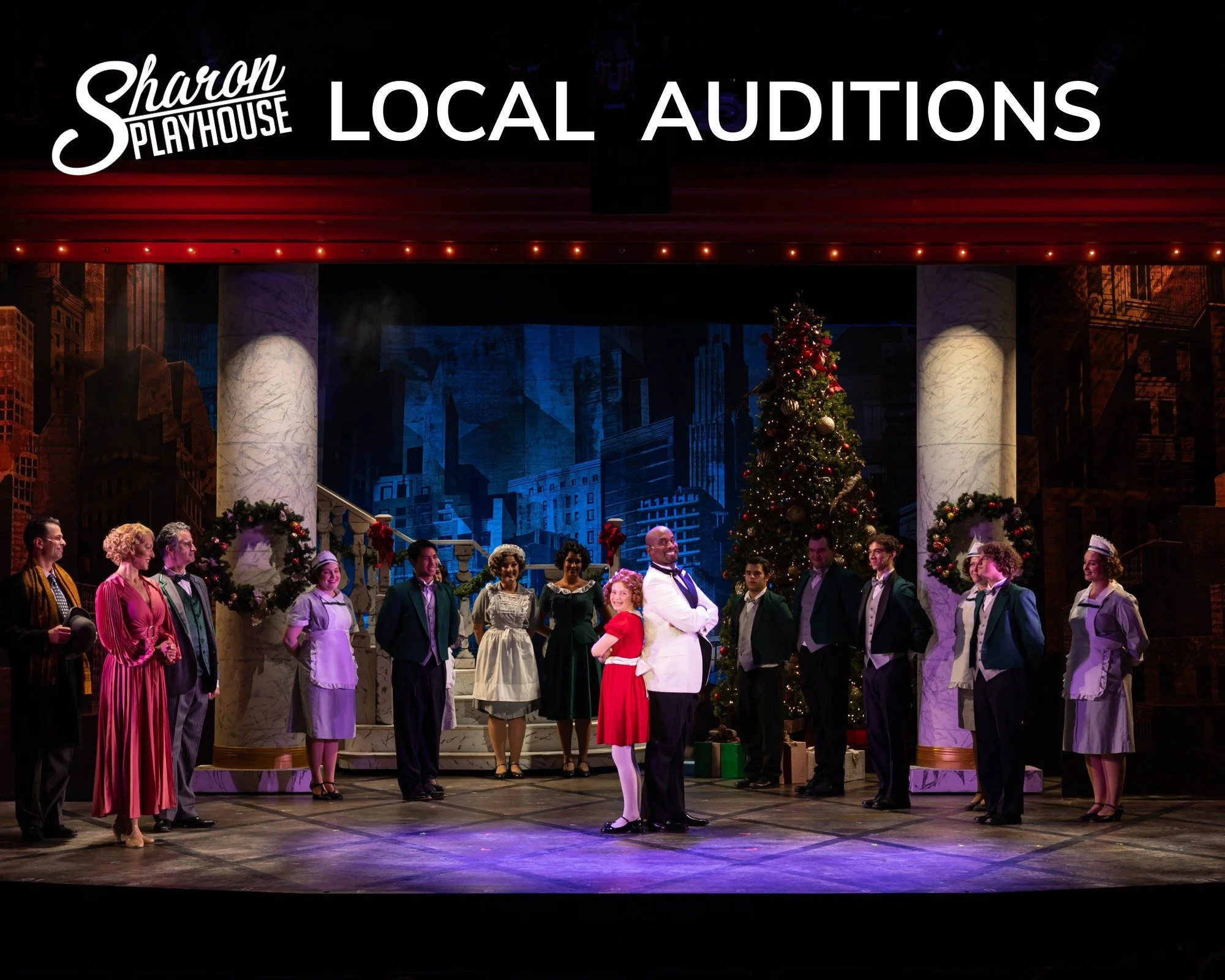 The Sharon Playhouse is holding local auditions for our exciting 2026 season, and we want YOU to be on stage with us! This season includes a variety of productions, including Swingtime Canteen, 42nd Street, Come From Away, and the Launchpad Company&r