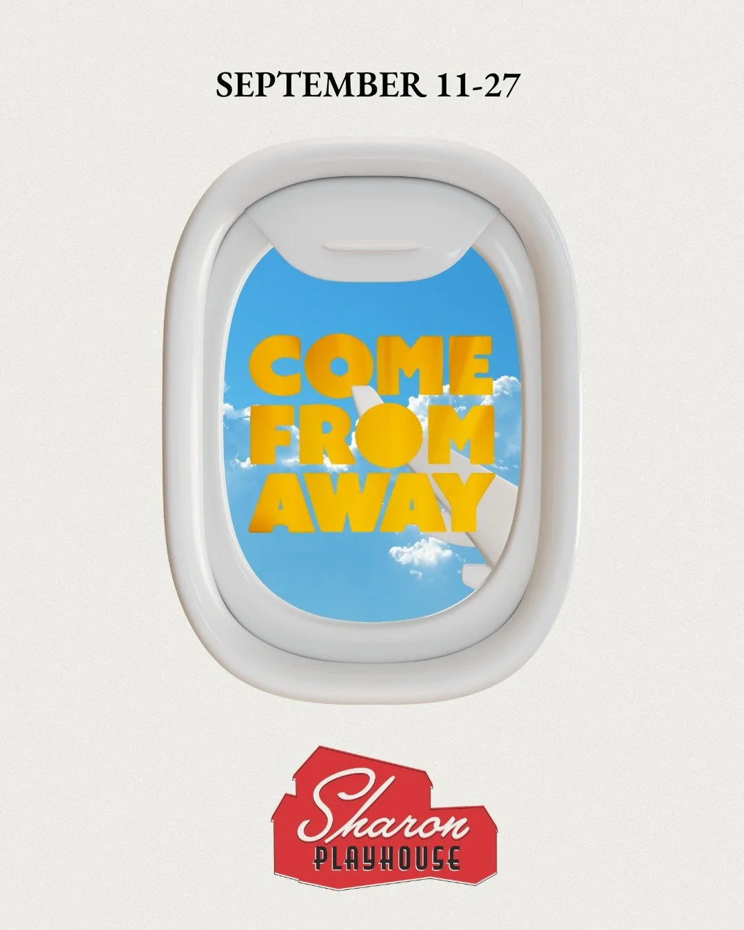 Are your seats upright and tray tables locked? 💺🔒 

The Sharon Playhouse welcomes all as the 2026 season begins in just a few months. 

Have you made travel plans to visit our beautiful campus? ✈️ 🎟️ 📍 #ComeFromAway #SharonPlayhouse