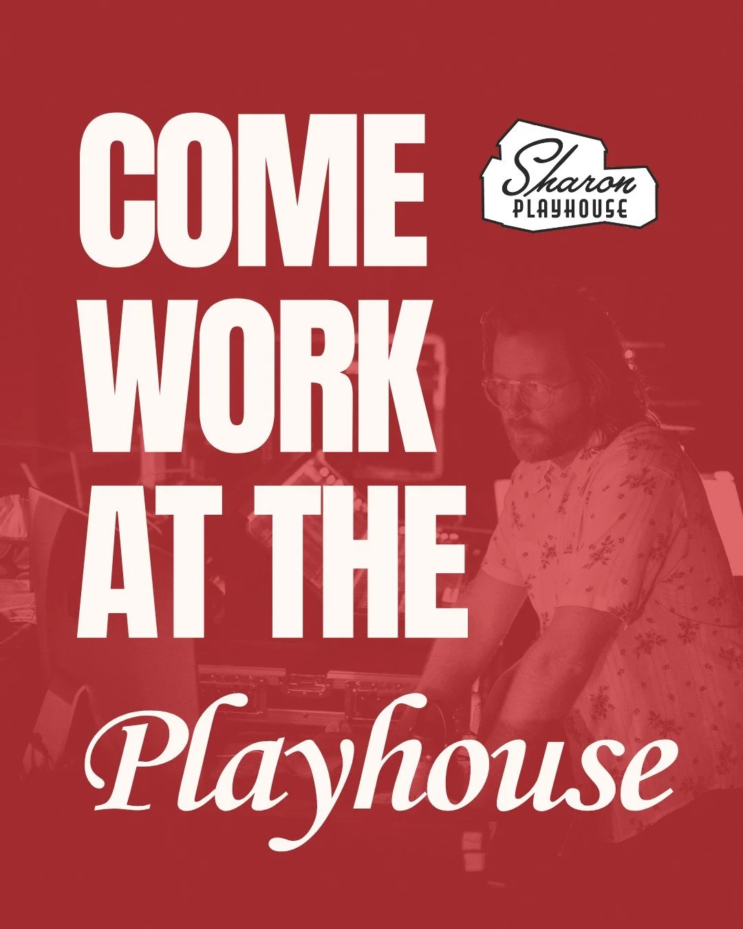 📣 The Sharon Playhouse is hiring! Check out our available positions for the 2026 season and share with friends who might be interested. #SharonPlayhouse #2026Season