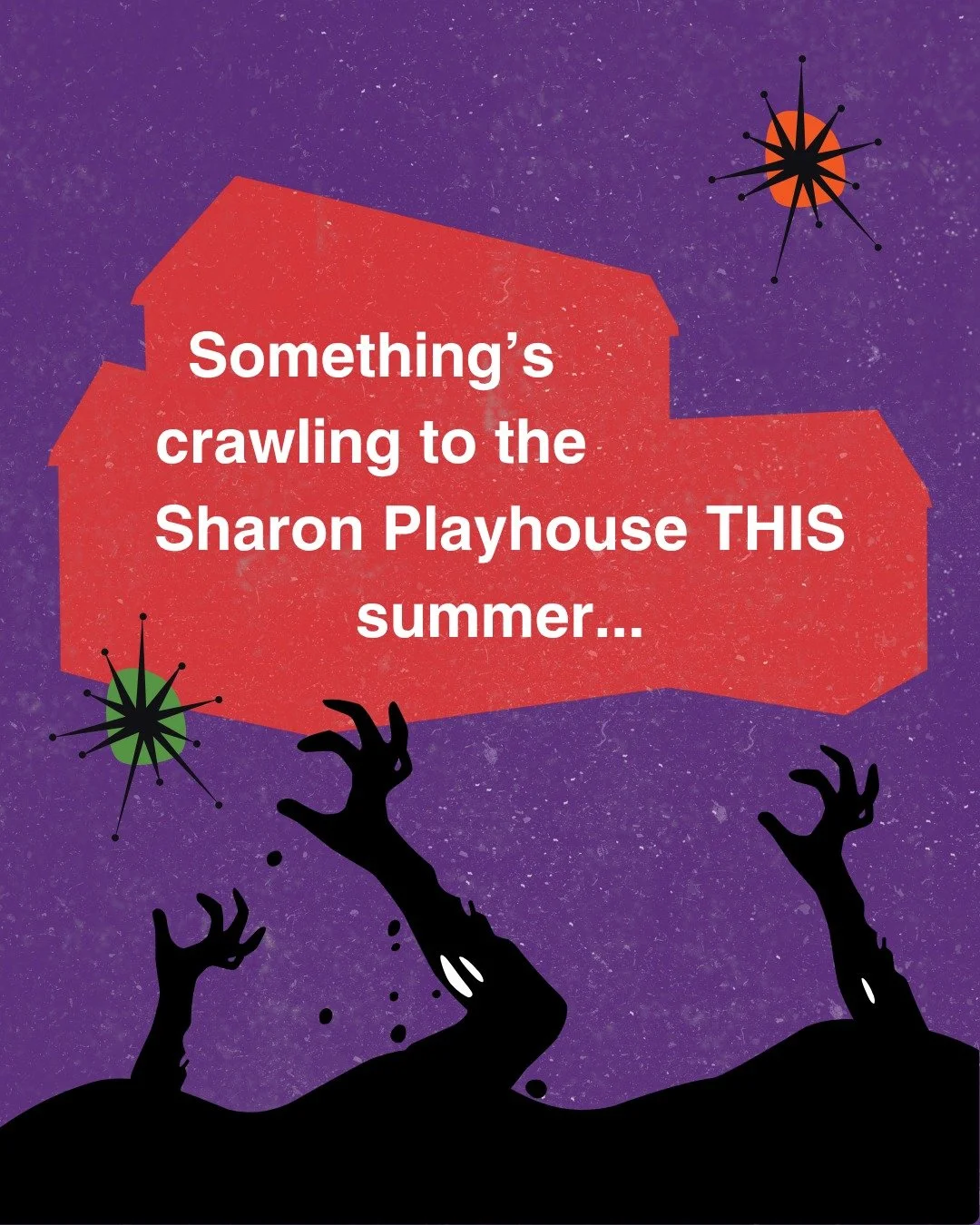 A show about zombies? Yes. Is it scary? Only if you're afraid of good music, laughing, and love 😁🧟&zwj;♀️ ❤️ #SharonPlayhouse #YouthStage #ZombieProm