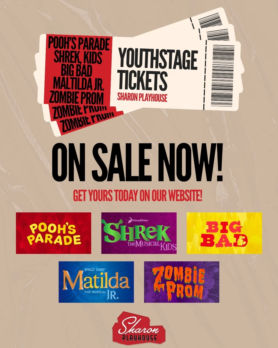 YouthStage tickets are now on sale! Get your tickets today!🎟