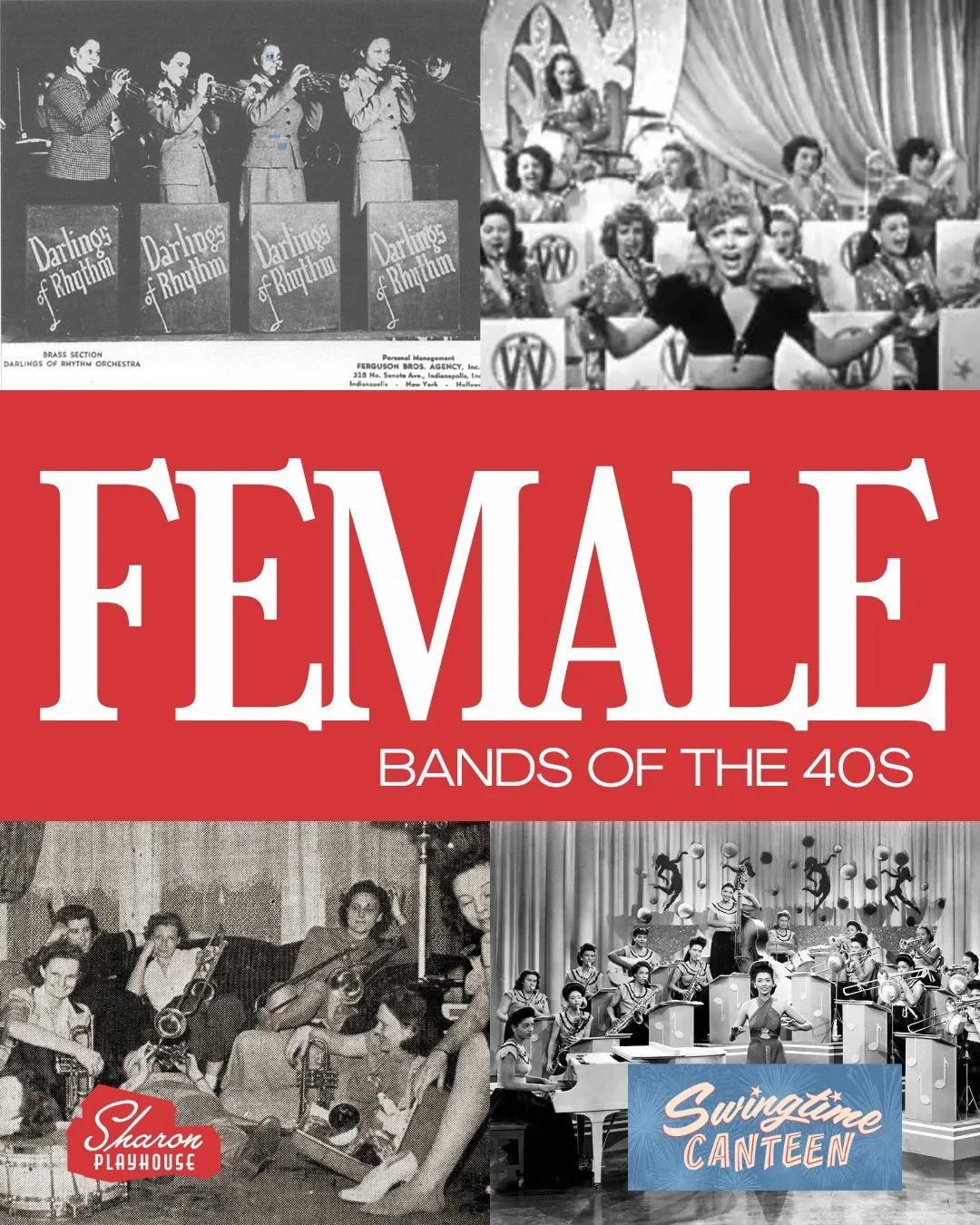 In the 1940s, all-female bands stepped into the spotlight and used their music to lift wartime spirits. 🎶

Swingtime Canteen celebrates this era with classic 1940s hits, timeless harmonies, and a hopeful story about the power of music. 🎺

🎟️ See t