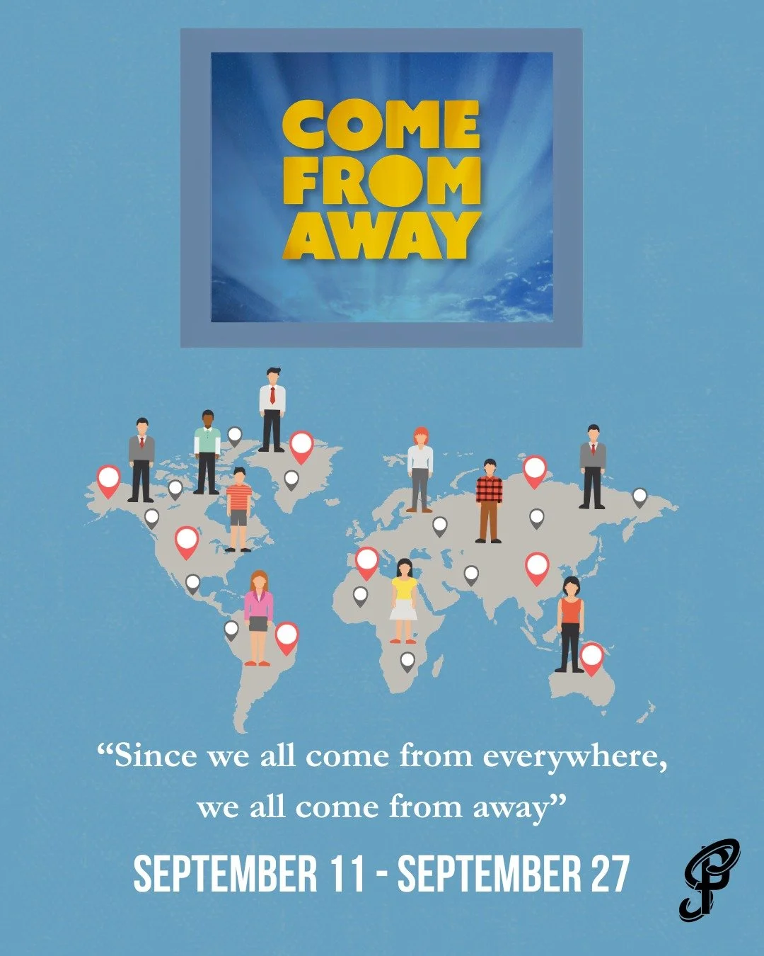 What started as an unexpected landing became a story the world would never forget. ✈️
Come From Away arrives at Sharon Playhouse September 11&ndash;27.