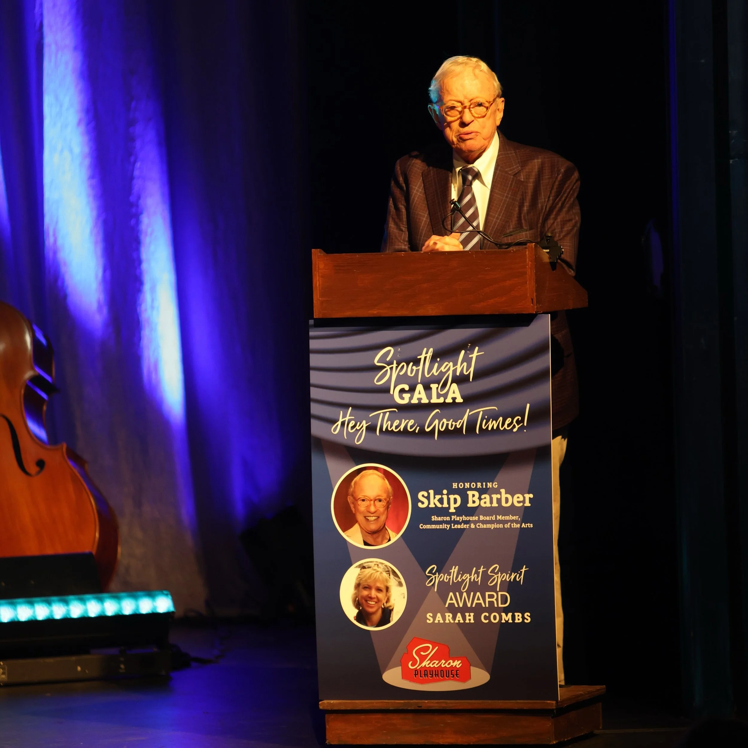 What a night! ✨

Saturday&rsquo;s 2026 Spotlight Gala, &ldquo;Hey There, Good Times!,&rdquo; brought our community together for a joyful celebration of Skip Barber and the Sharon Playhouse.

From meaningful philanthropy and great food to outstanding 