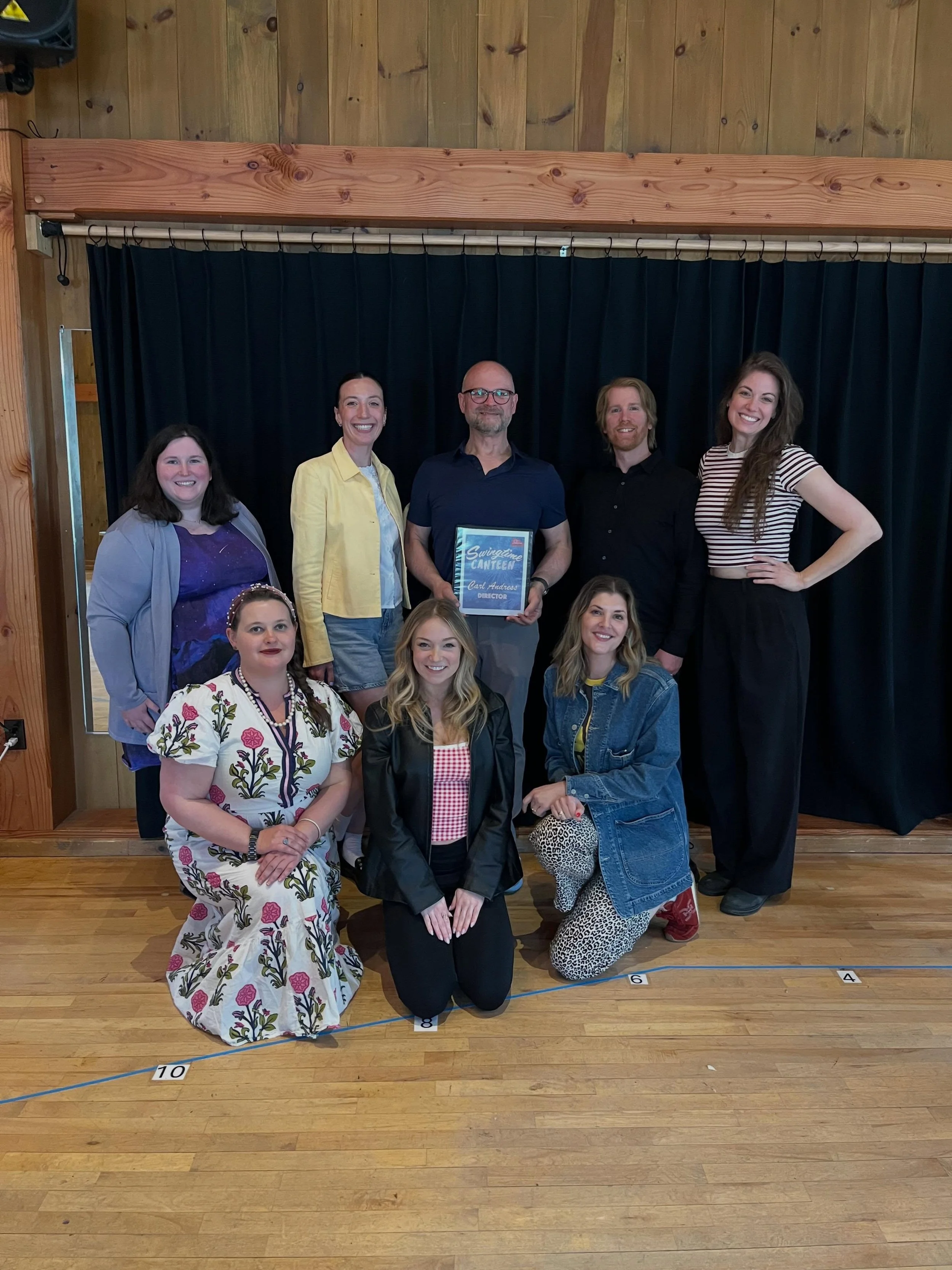 The first day of Swingtime Canteen rehearsal was a boogie woogie bash! 🎷🎤

We can&rsquo;t wait for you to join us from June 19 - July 5! 🎆

Tickets at sharonplayhouse.org 🎟️