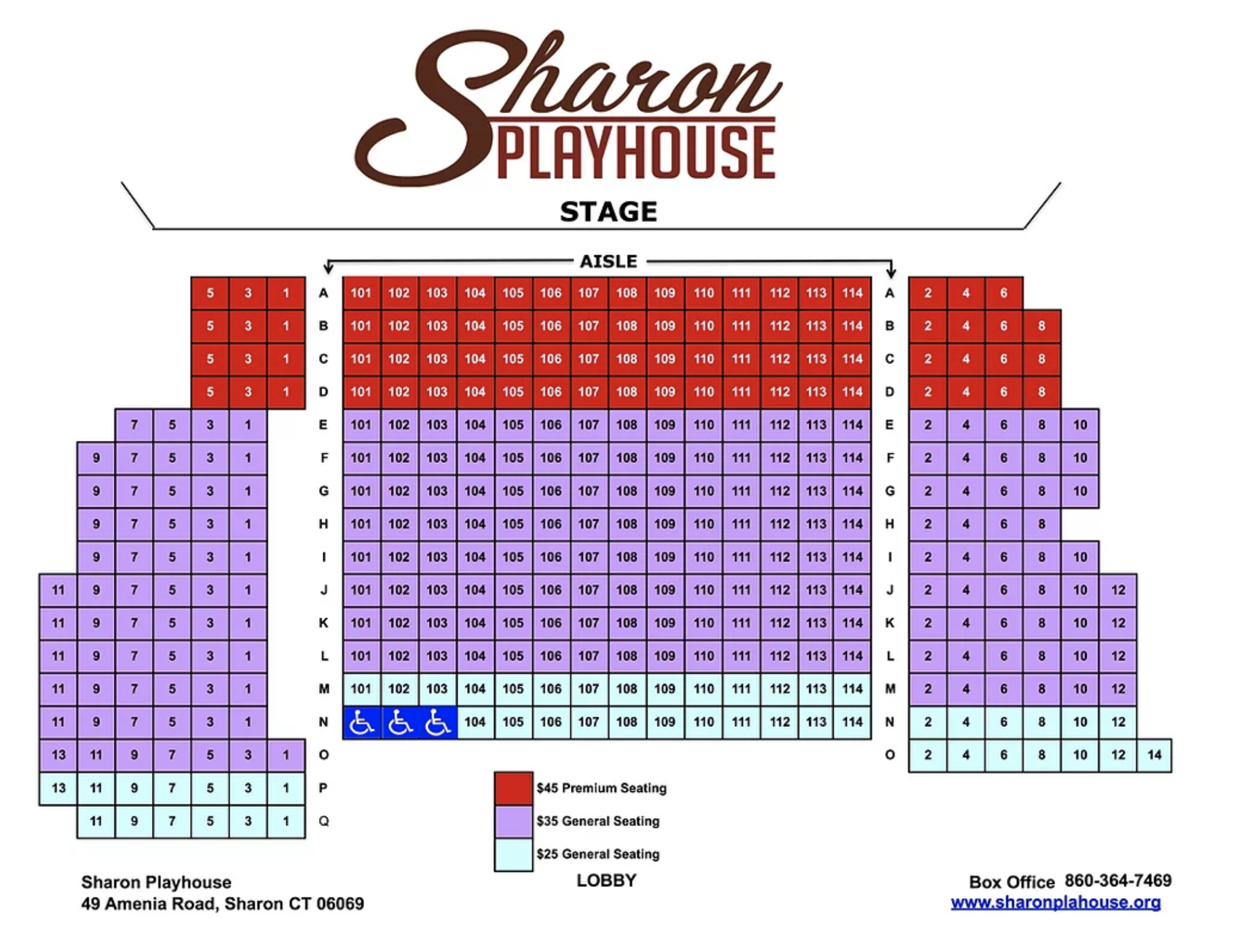 Box Office — Sharon Playhouse