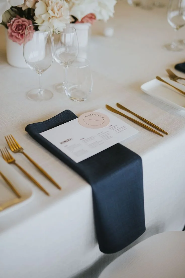 How to fold linen napkins to suit your table setting.jpeg