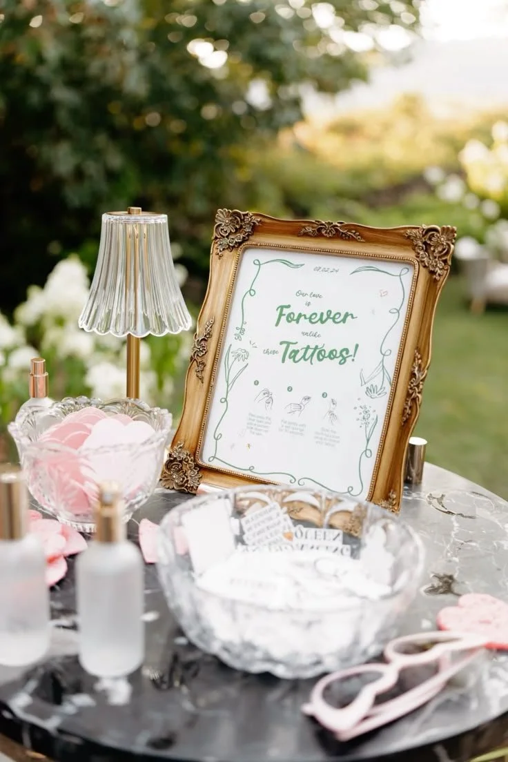 Wedding Reception Temporary Tattoo Station.jpeg