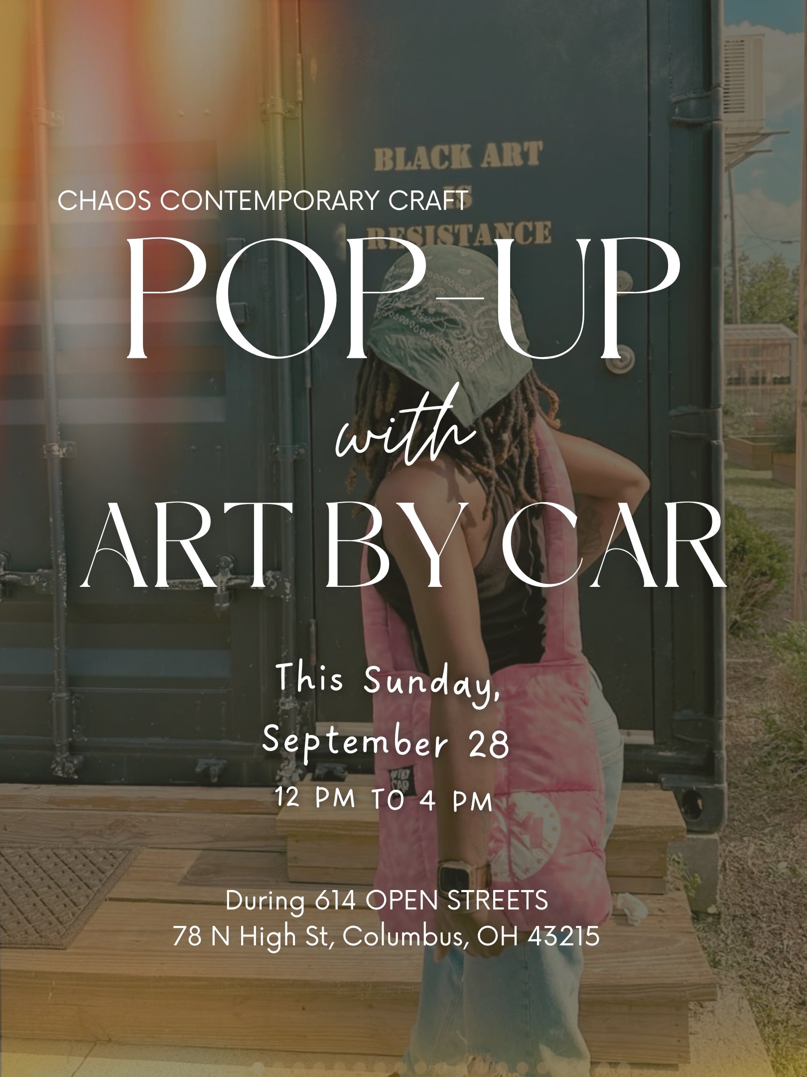 CHAOS CONTEMPORARY CRAFT and ARTBYCAR