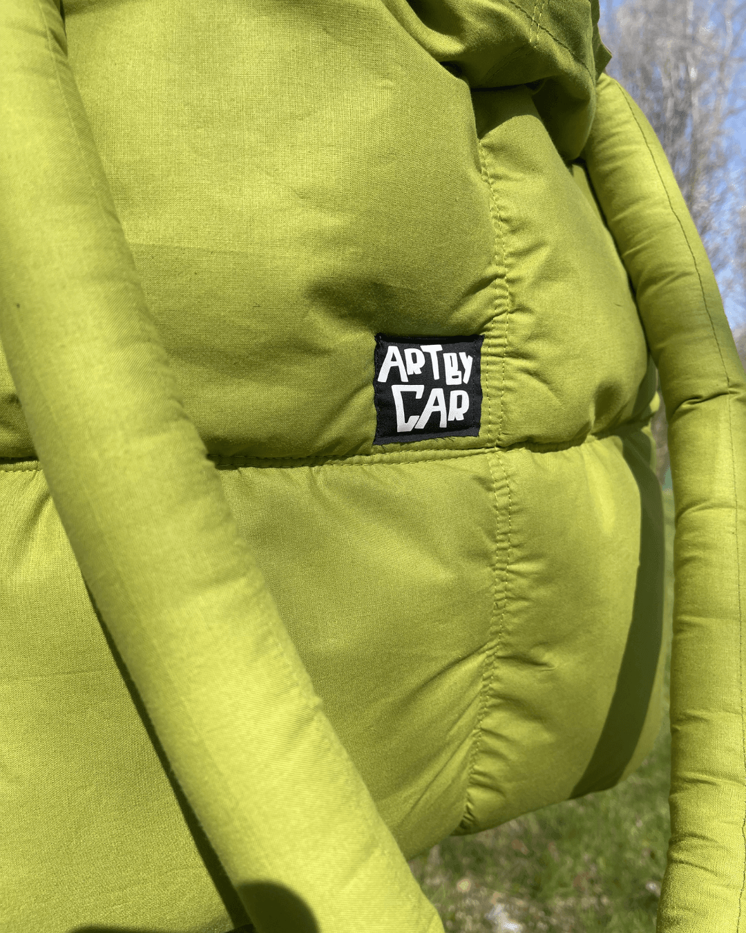 ARTBYCAR Olive green close up Tote Bag