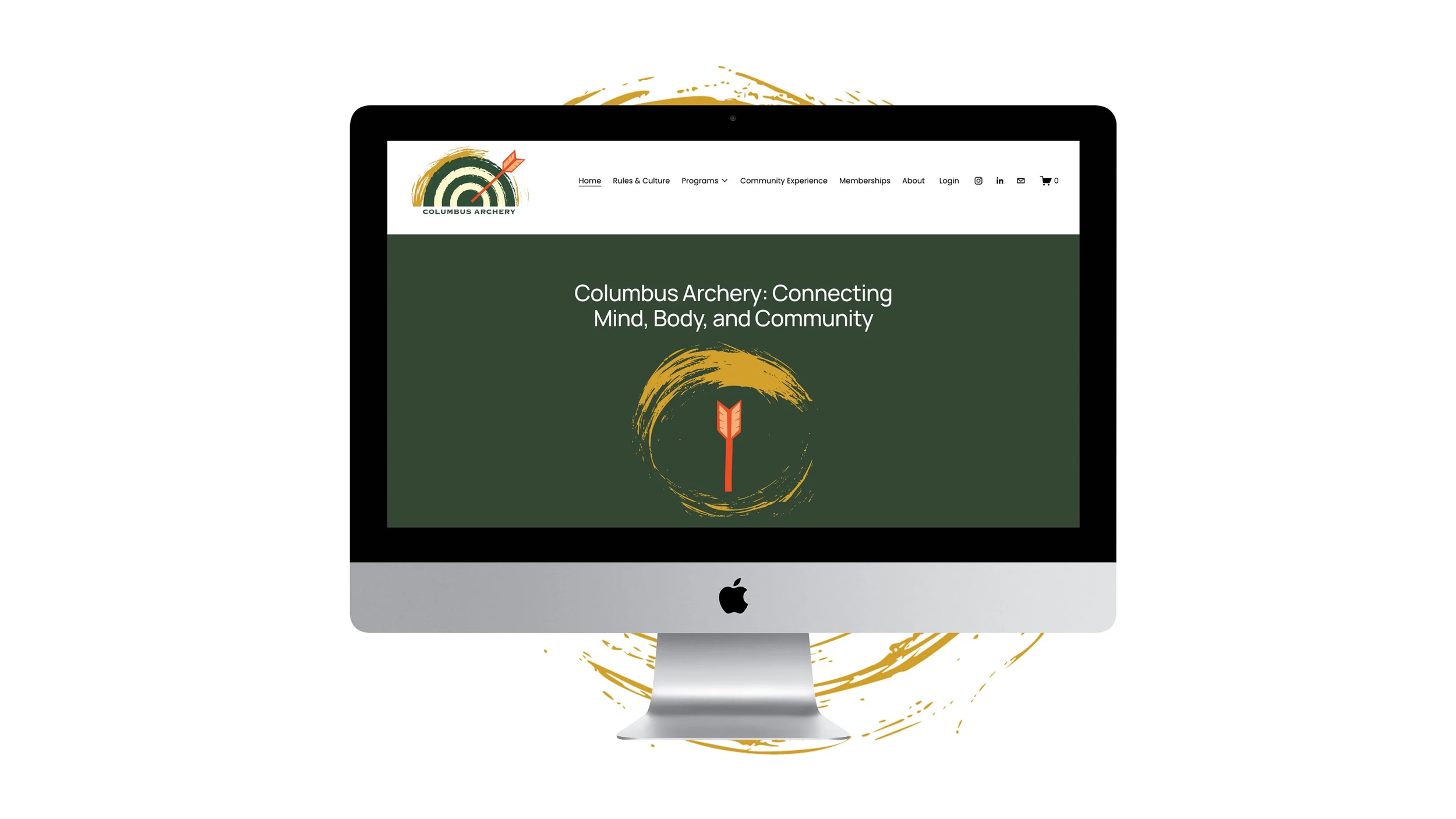 Columbus Archery Website & Logo Design