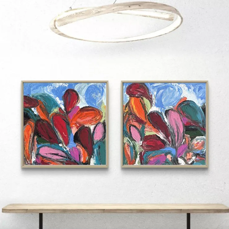 Leilani No. 1 & No. 2 - Diptych