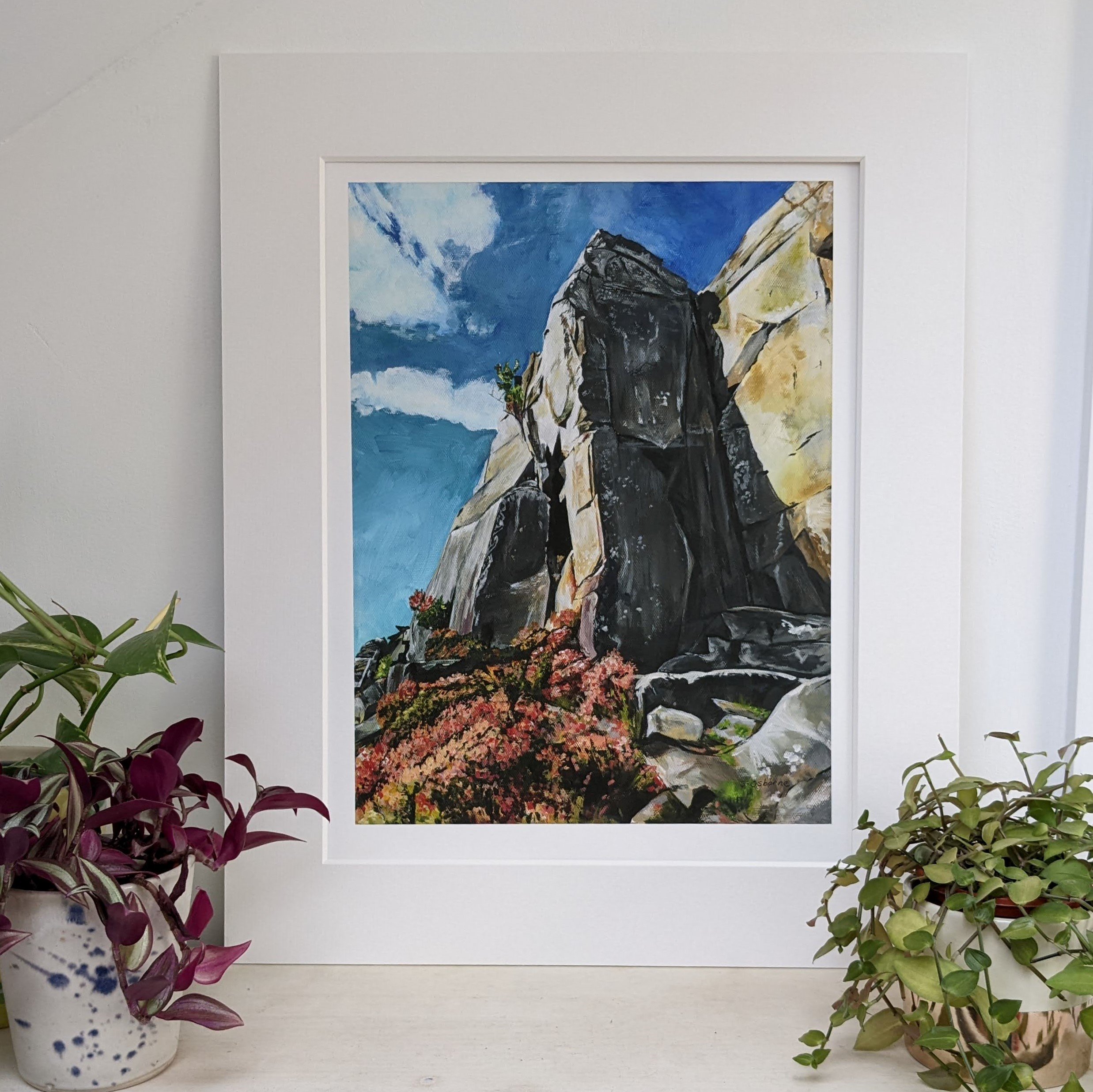 Late Sun on the Crag
Large - mounted 46cm x 56cm (print 30cm x 40cm) £75.00
Medium - mounted 39cm x 48cm (print 23cm x 30cm) £55.00