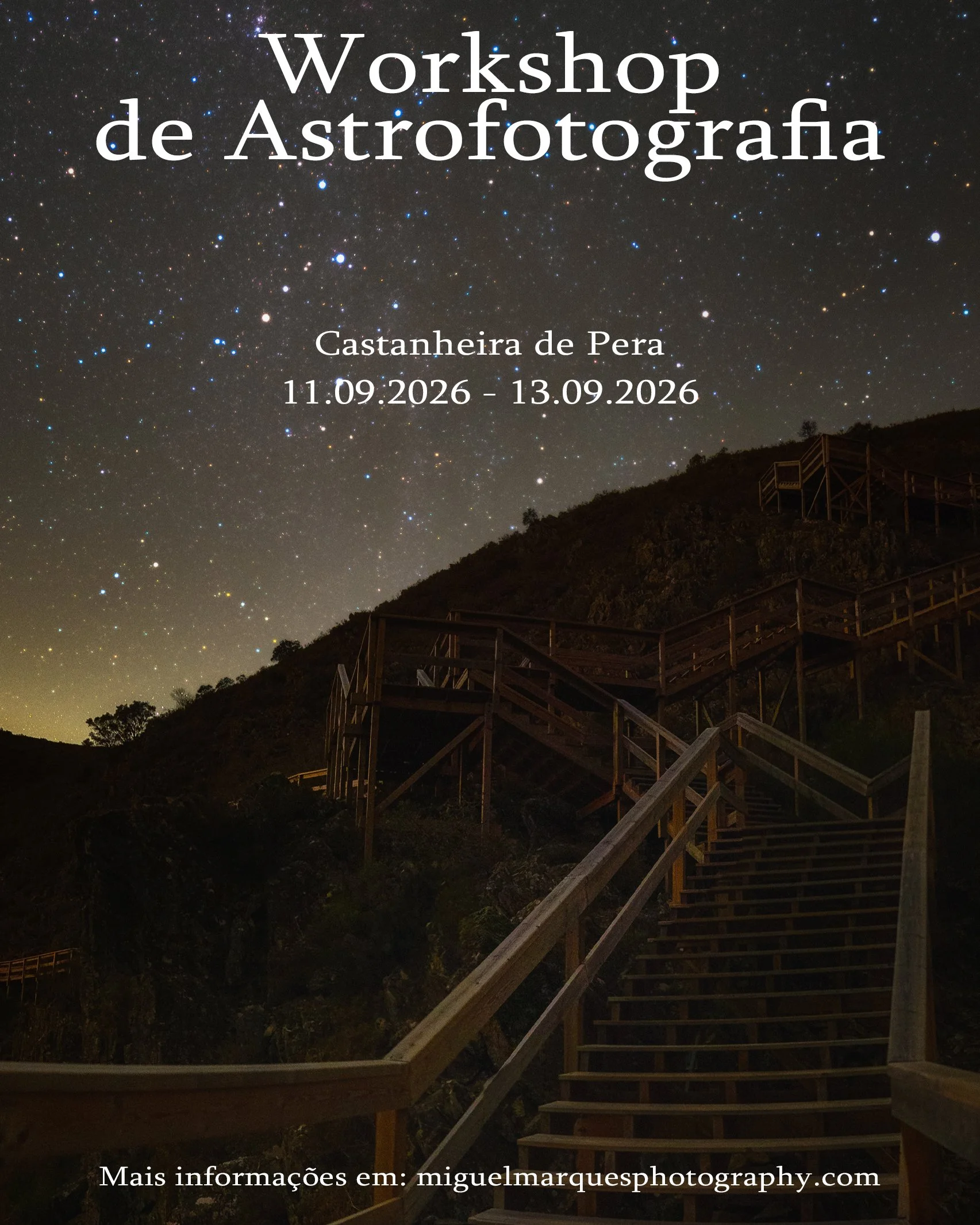 Workshop Astrofotografia Castanheira de Pêra