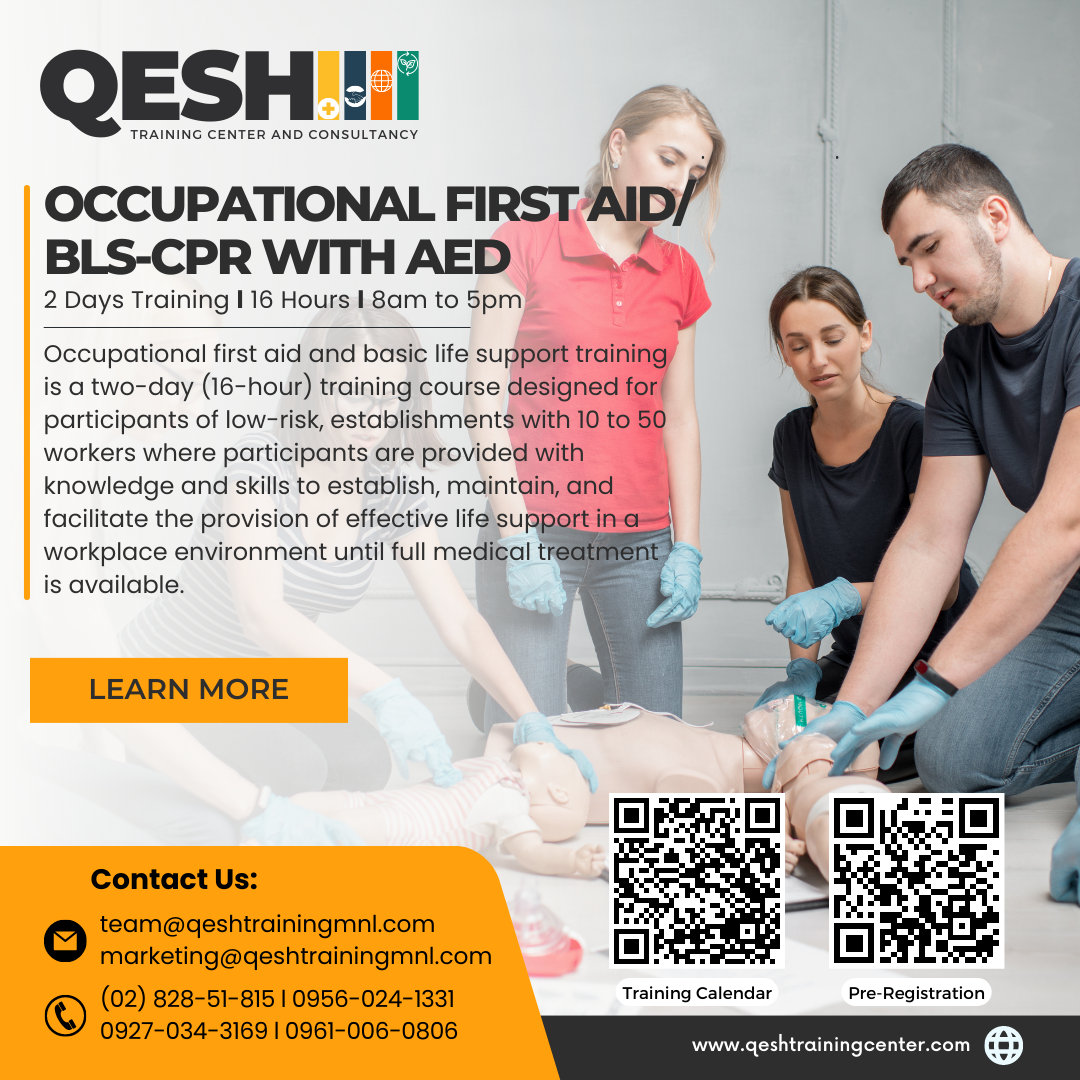 QESH Training Center Be a trained Safety Officer in the Philippines